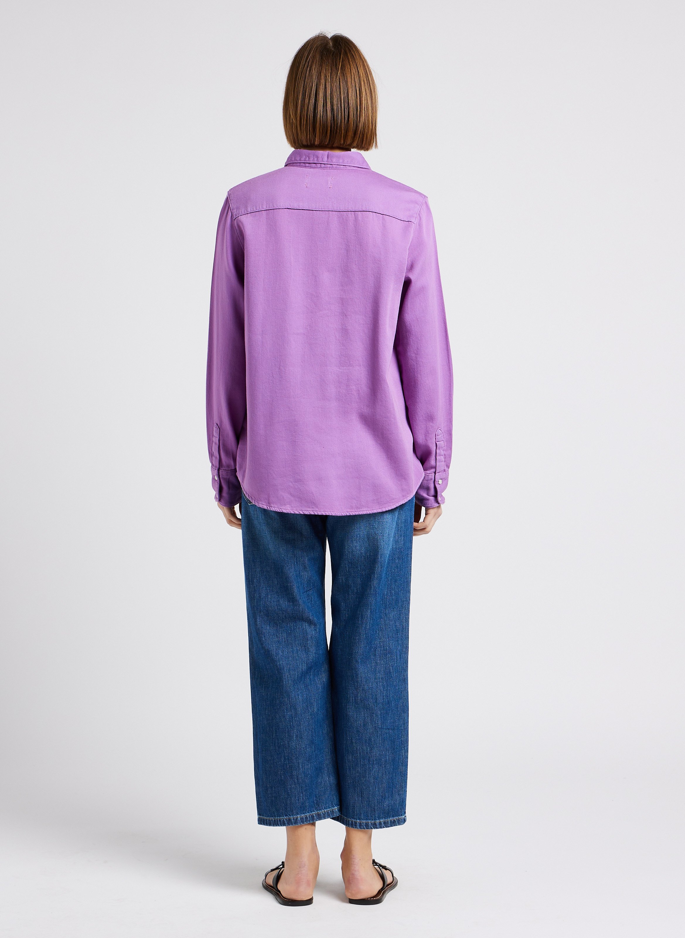 Straight-leg cotton jeans ACQUAVERDE Blue