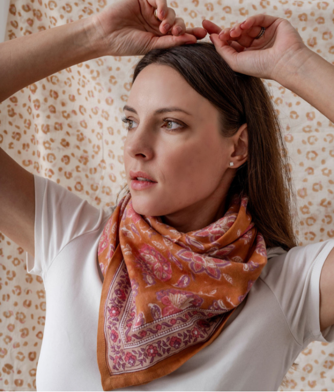 Adult scarf BINDI ATELIER Orange