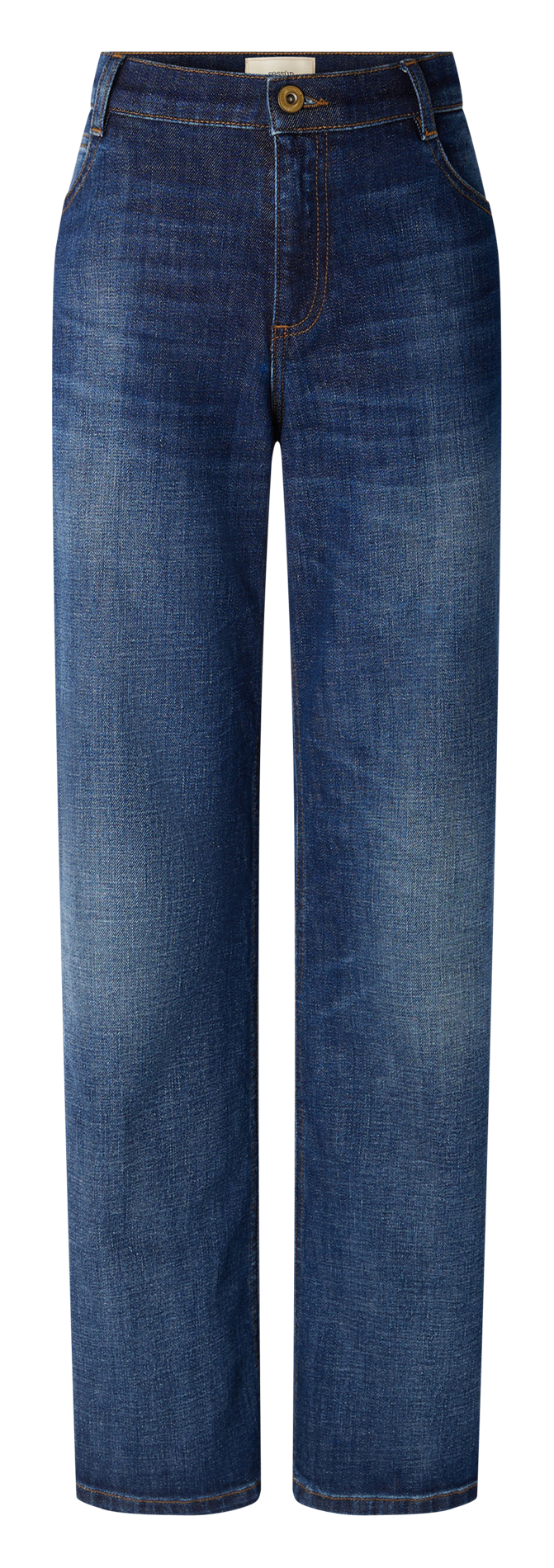 Cotton-blend wide-leg jeans SESSUN Blue