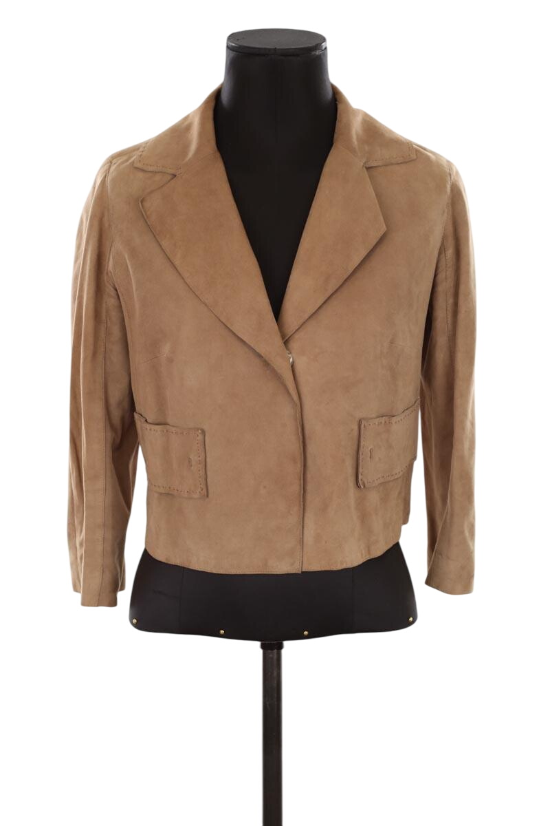 Short suede blazer PAULE KA - Seconde main Brown