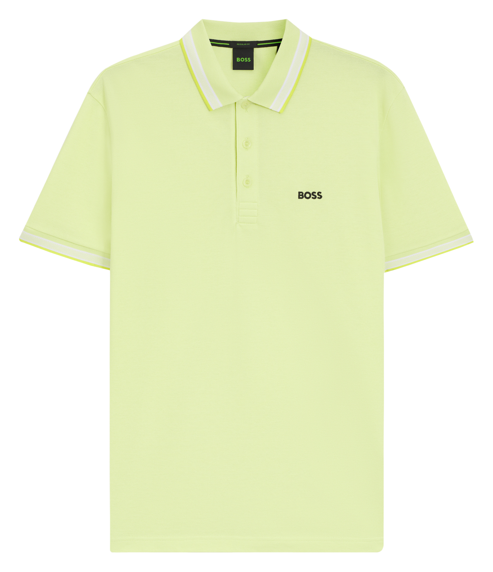 Regular-fit cotton polo shirt BOSS Khaki