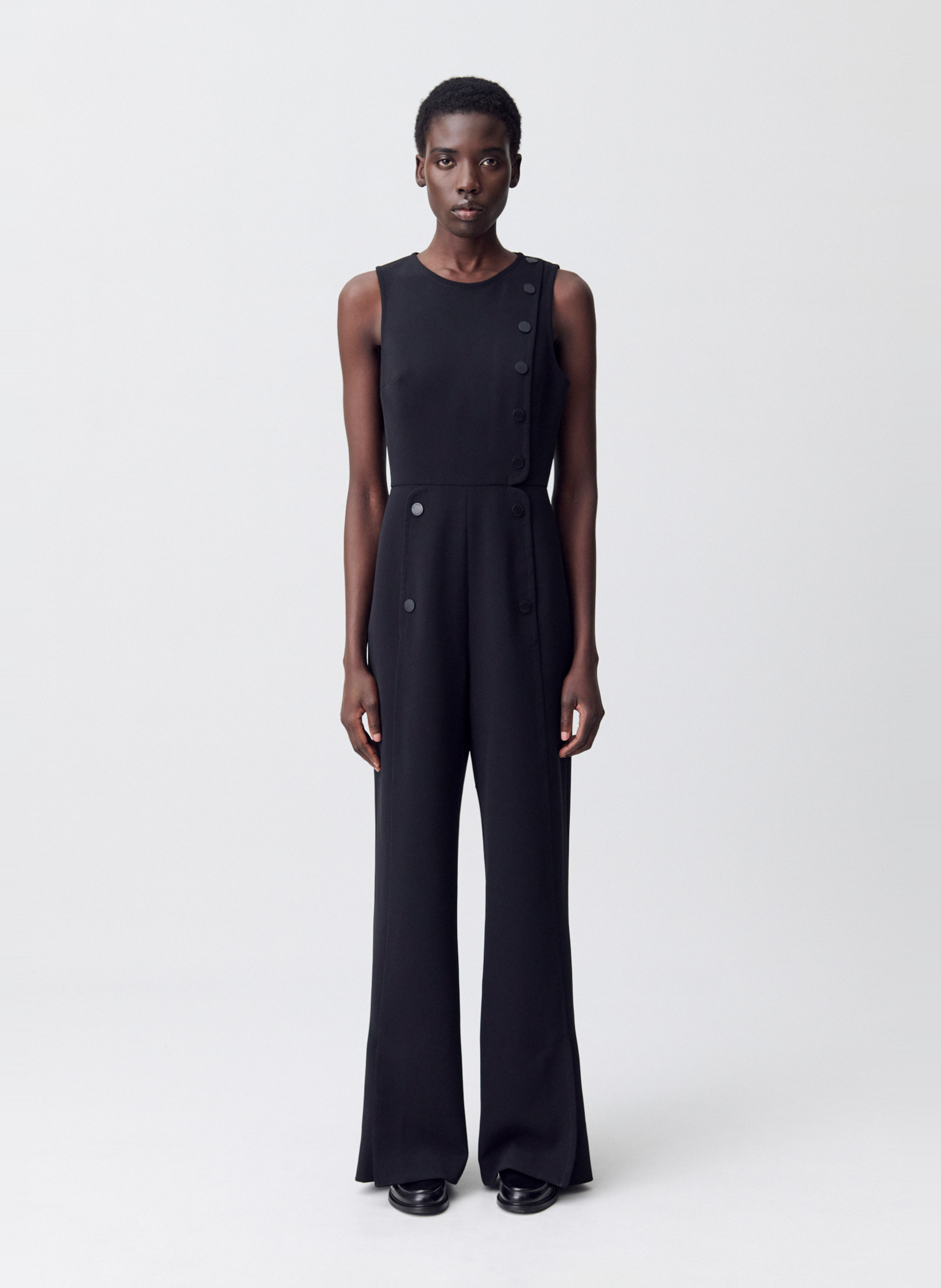 Combinaison évasée col rond CLAUDIE PIERLOT Noir