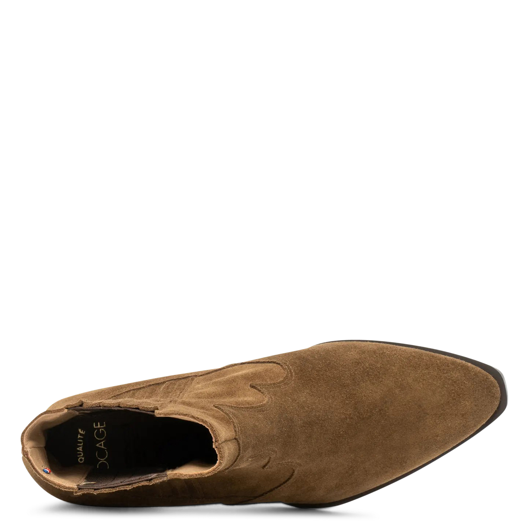 Bianca leather ankle boots BOCAGE Brown