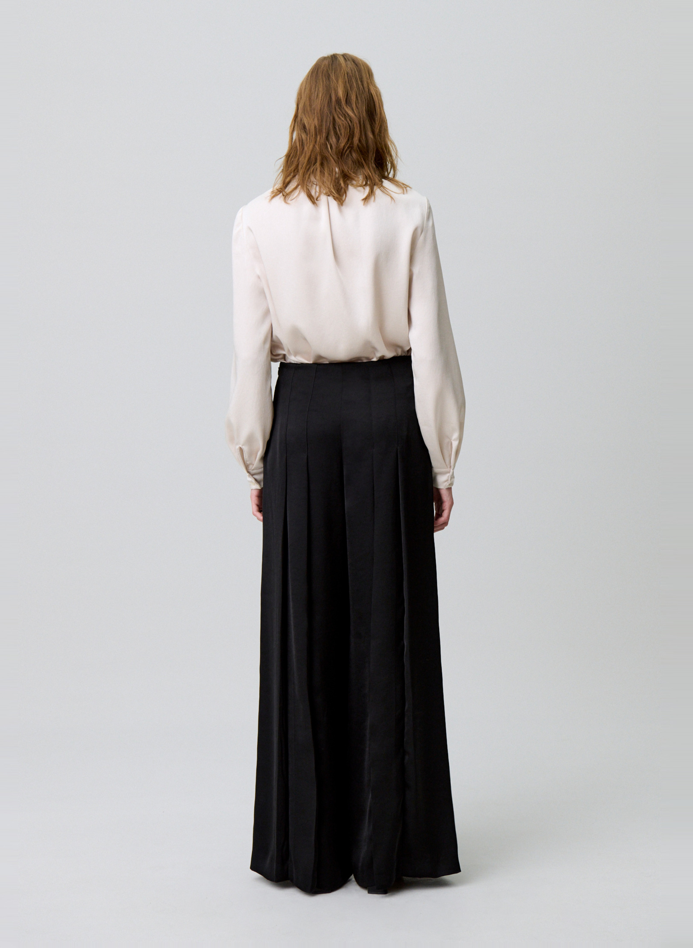 Pleated wide pants CLAUDIE PIERLOT Black