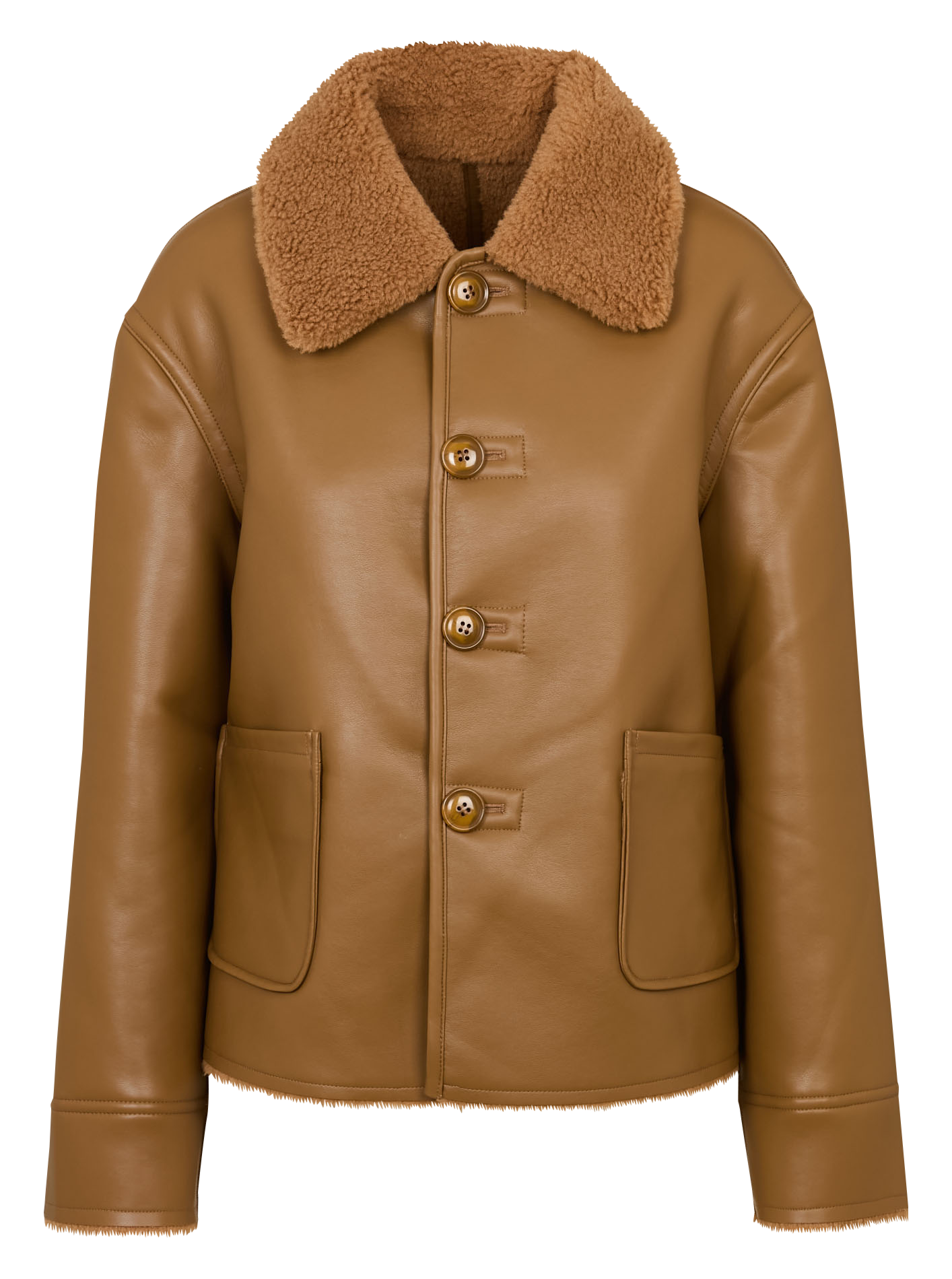 Manteau oversize en bouclettes HOD PARIS Marron