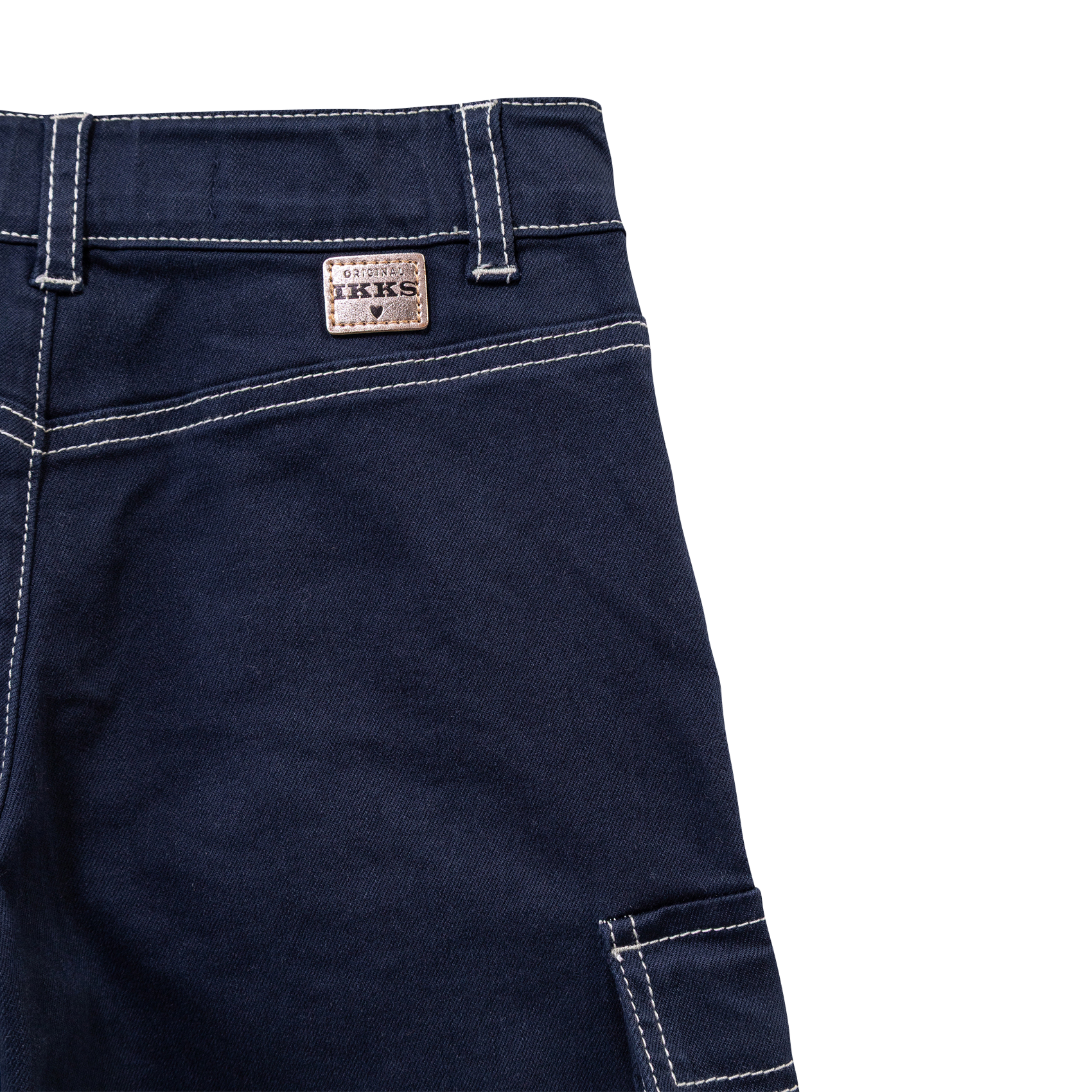 Jean large en coton mélangé IKKS JUNIOR Bleu