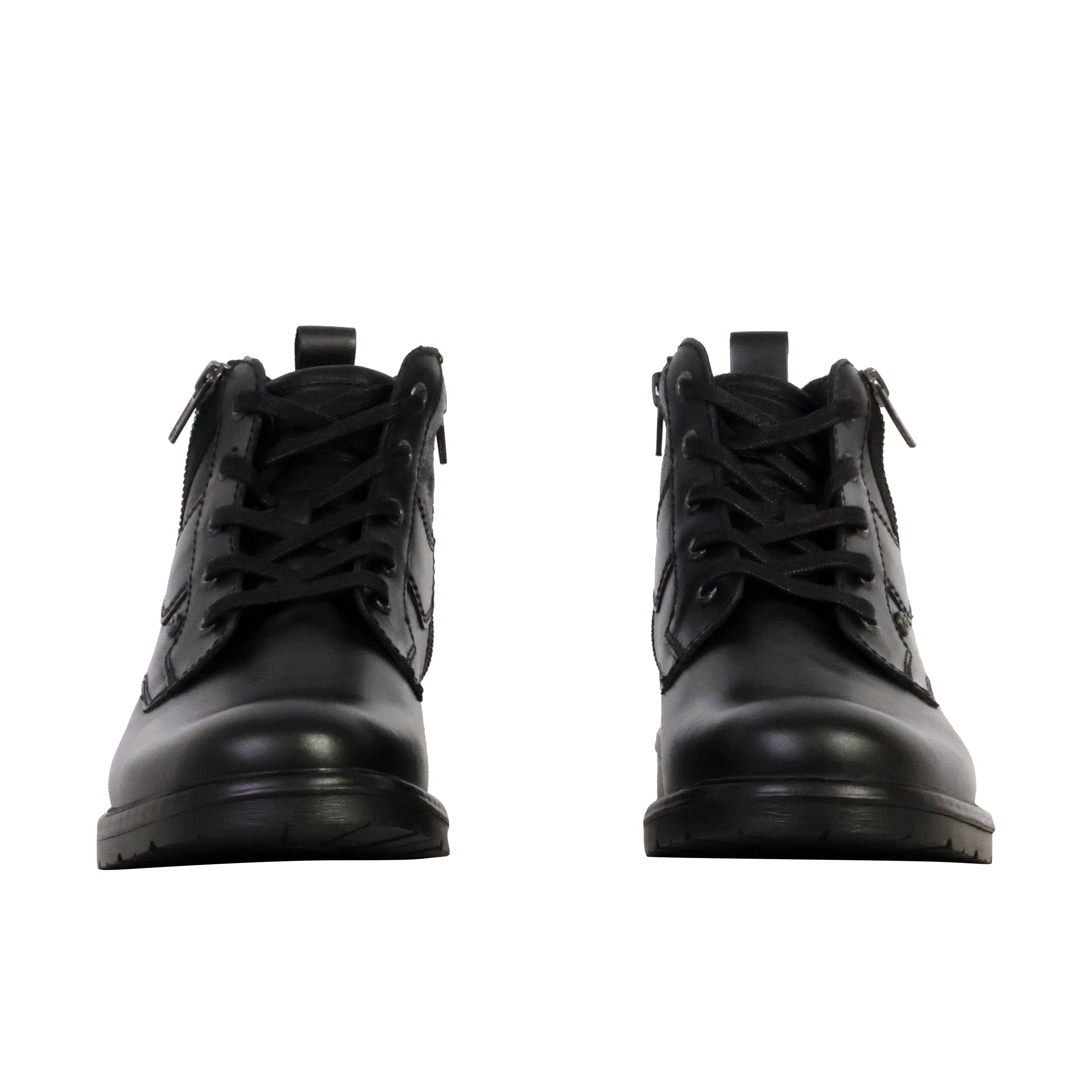 Low leather ankle boot Lafare REDSKINS Black