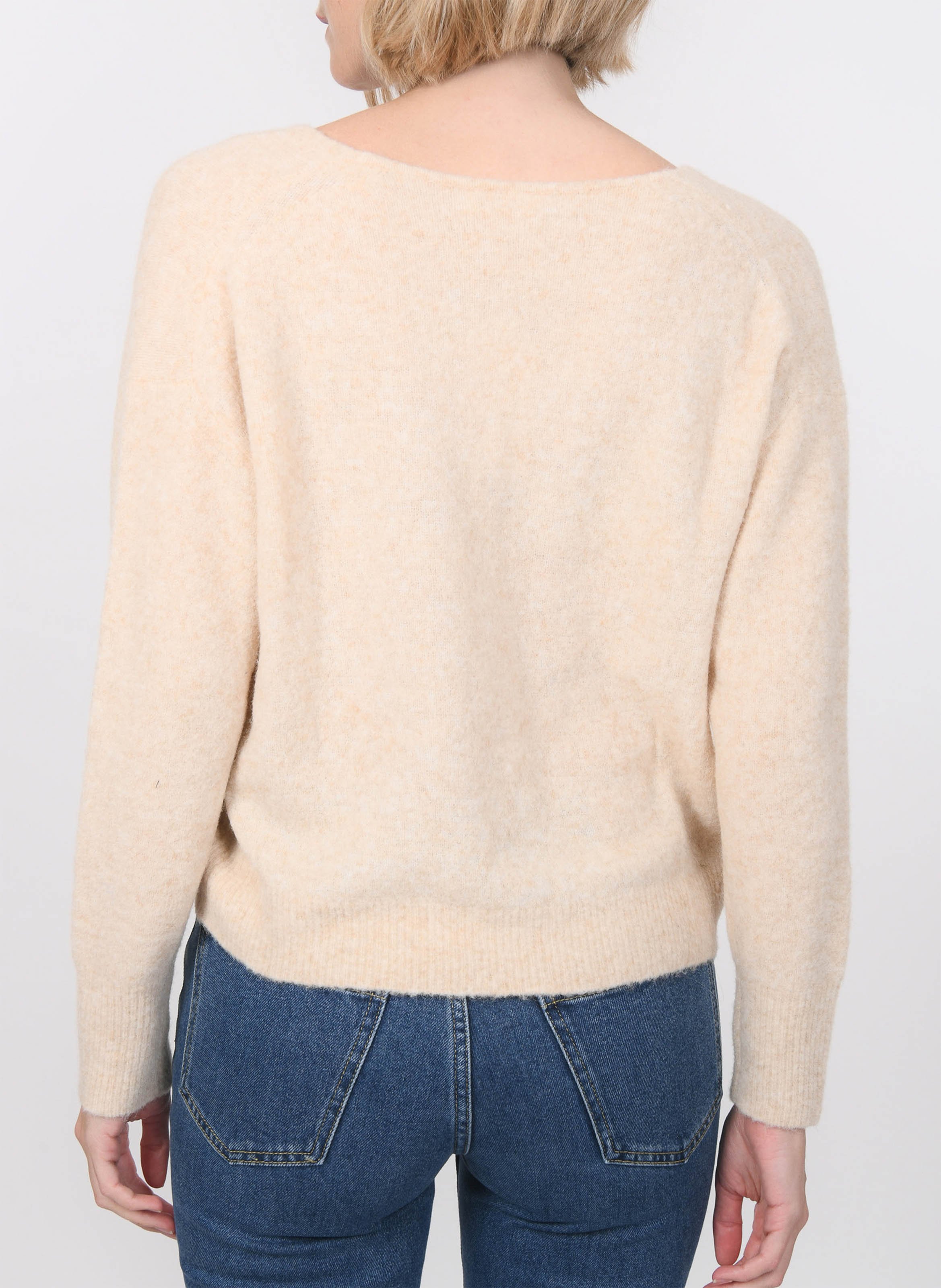 Blossom - Pullover aus Wollmix mit V-Ausschnitt KOOKAI Beige