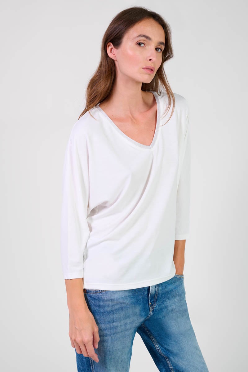 Tommy Badge T-shirt LE TEMPS DES CERISES White