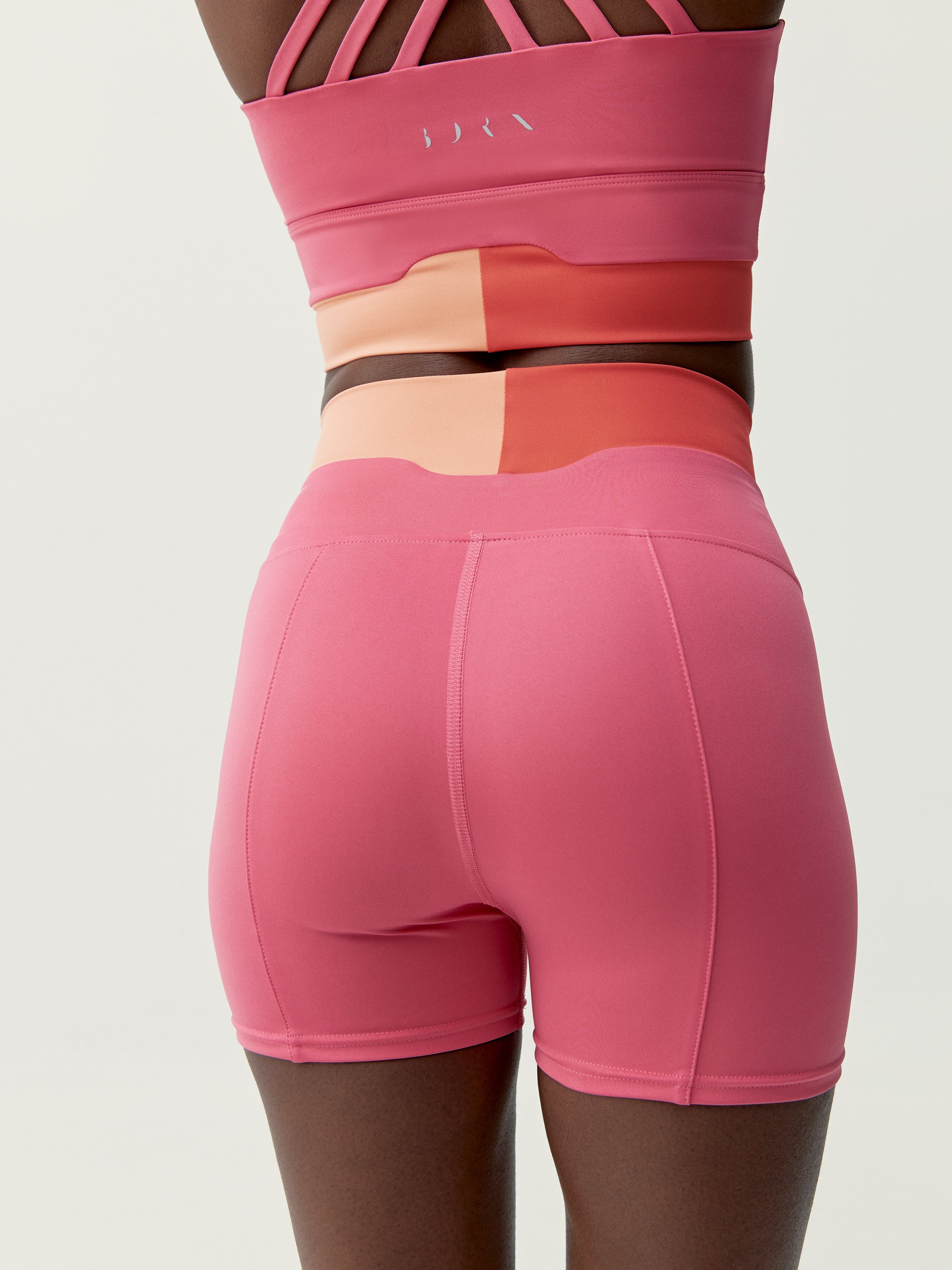 Short women's cycling shorts Pink