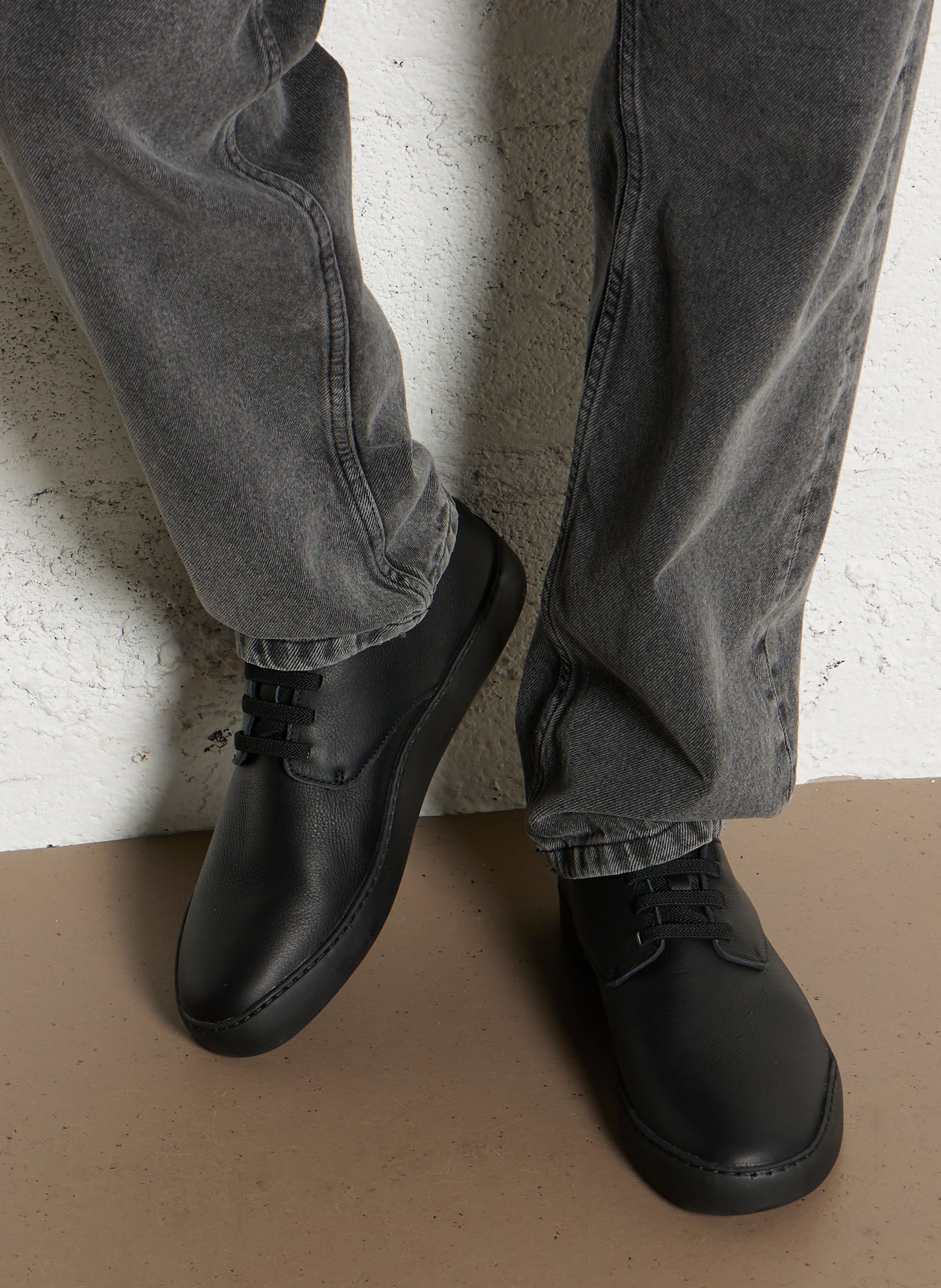 Baskets basses en cuir CAMPER Noir