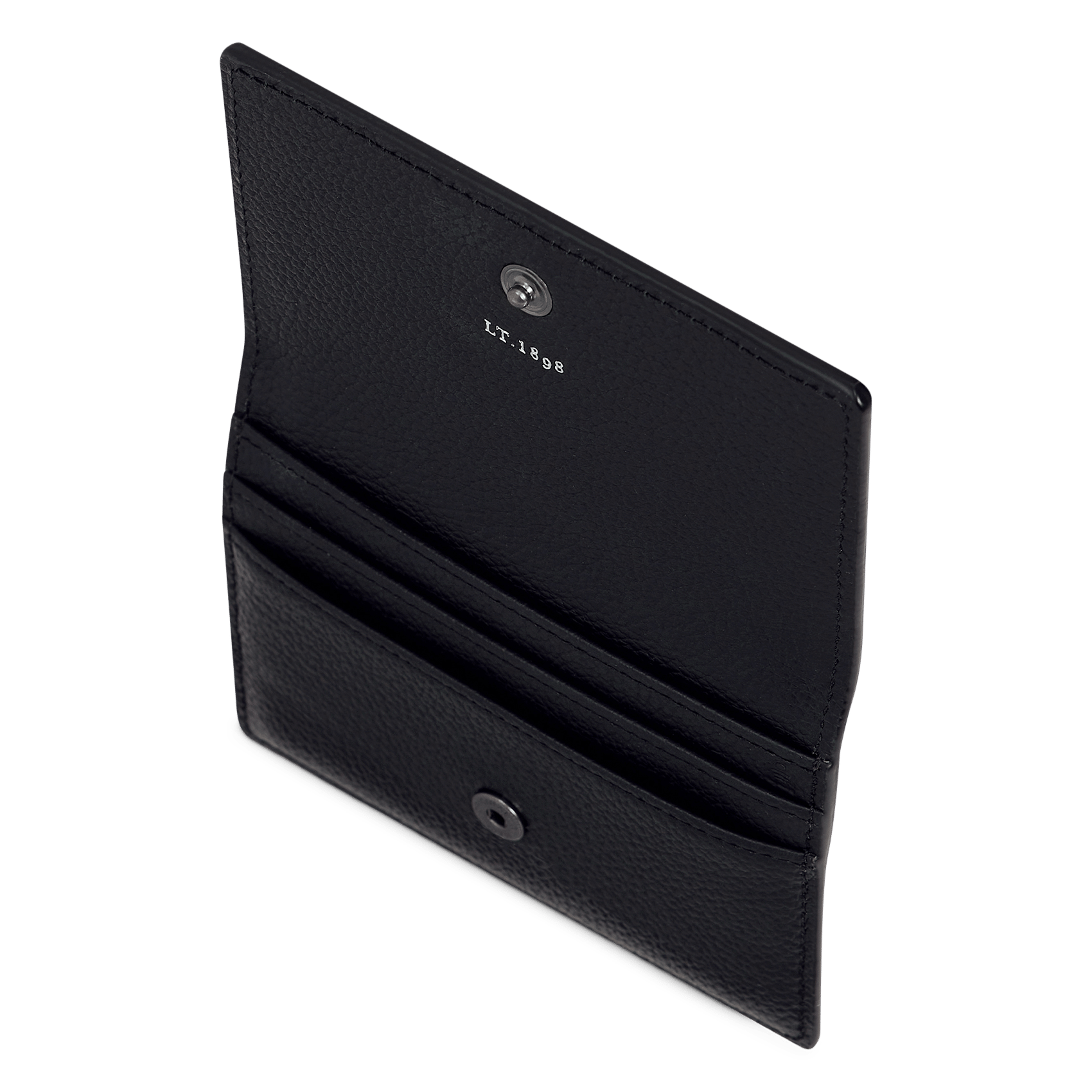 - 100 % Leder, - 6 Kartenschlitze, - 1 zentrale Tasche, - Maße: B10 x H7 cm. LE TANNEUR Schwarz