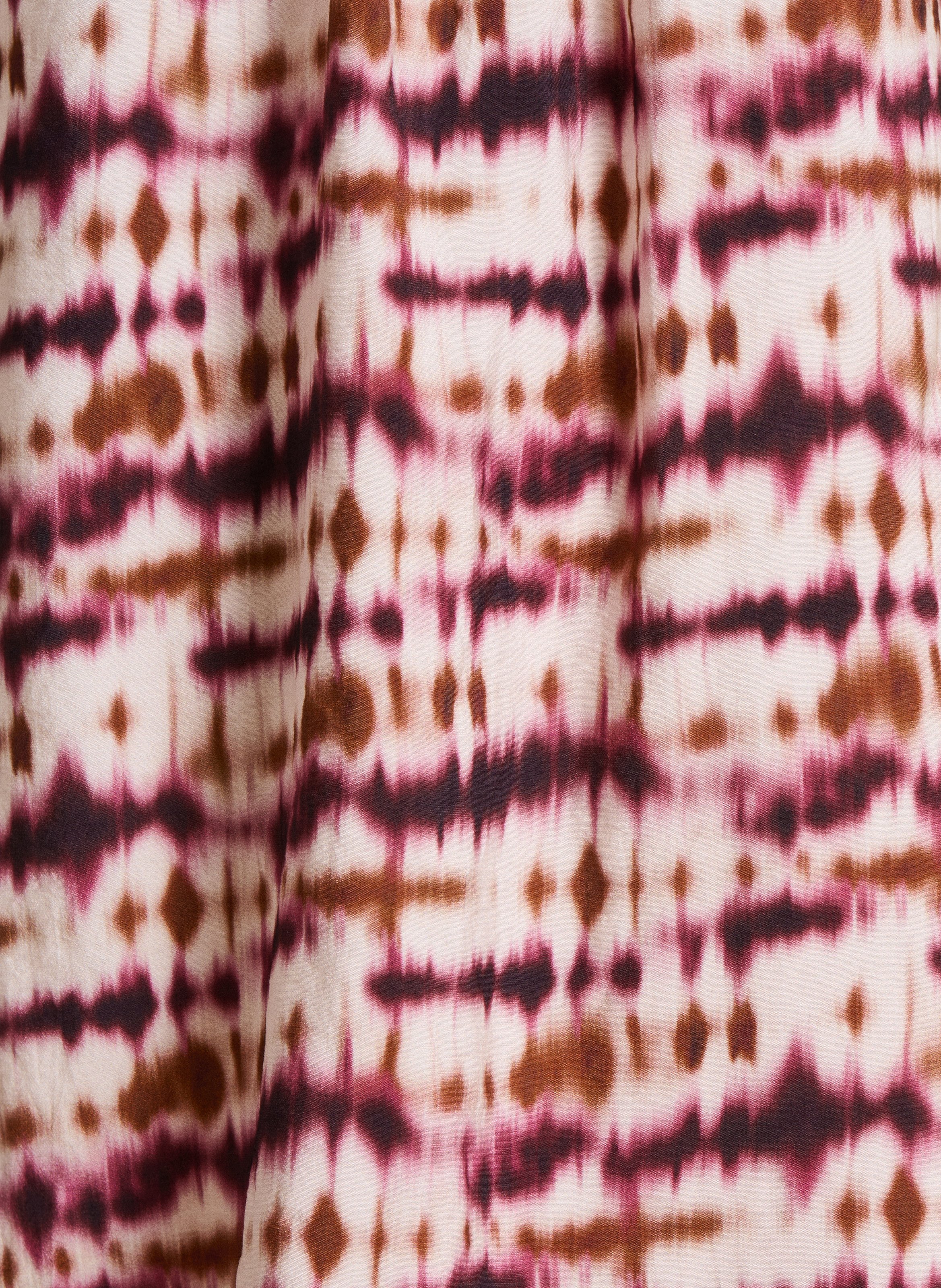 Robe courte off shoulder imprimée LA FEE MARABOUTEE Multicolore