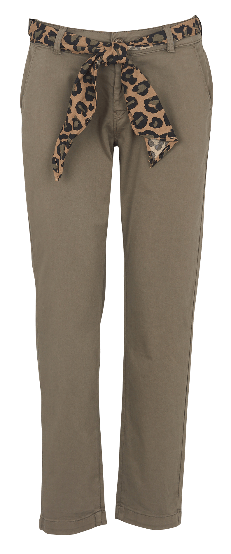 Pantalon droit en coton mélangé LE TEMPS DES CERISES Bleu