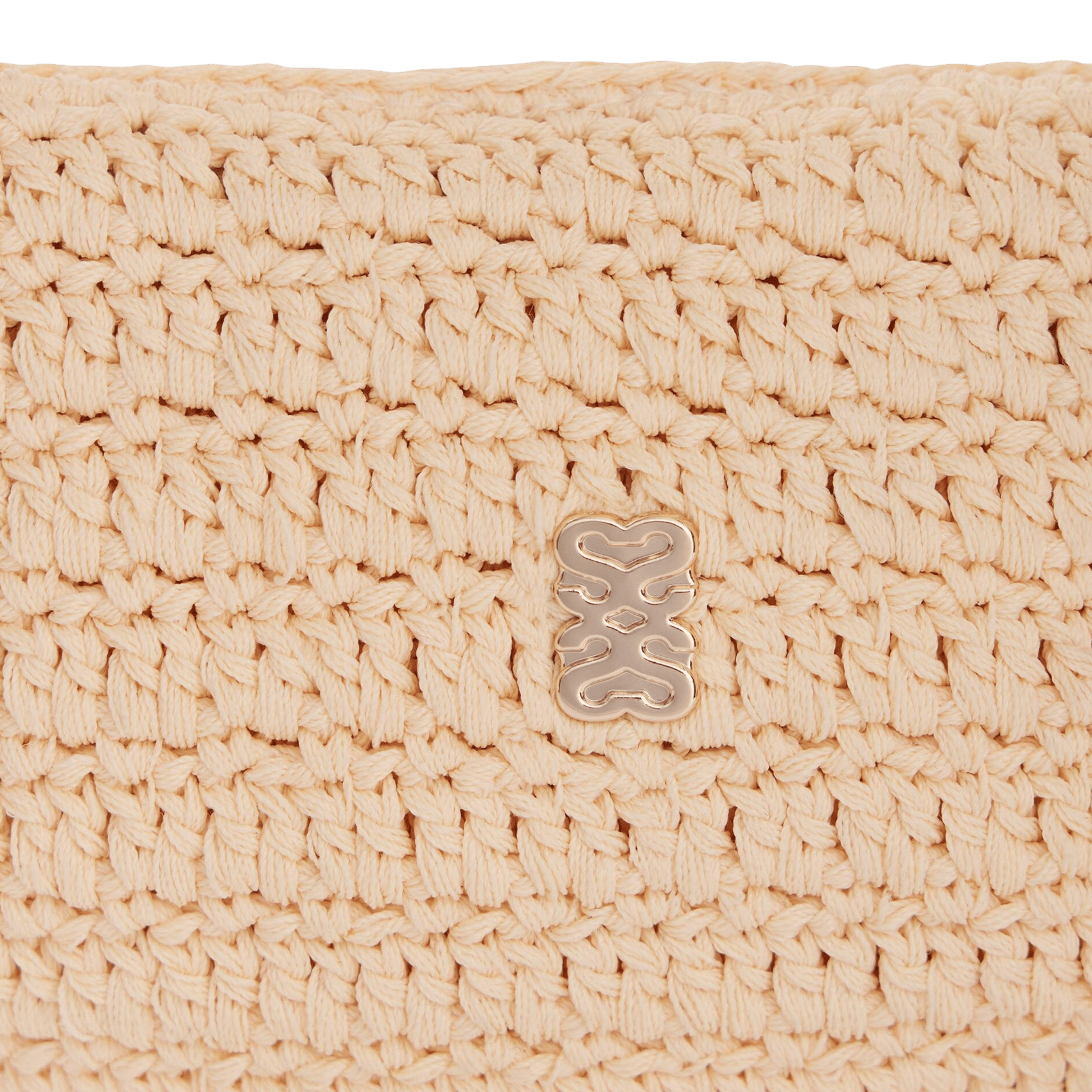 Petite maroquinerie en crochet SANDRO Beige