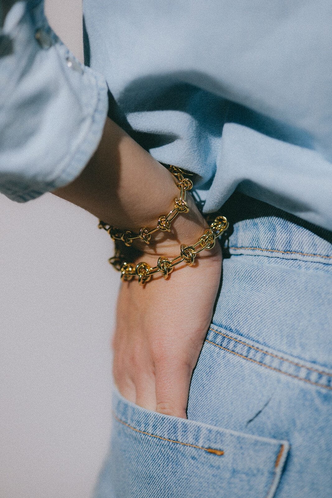 Fine gold bracelet Golden