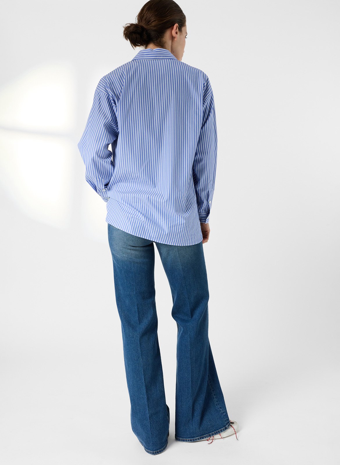 Chemise à rayures col classique GERARD DAREL Bleu