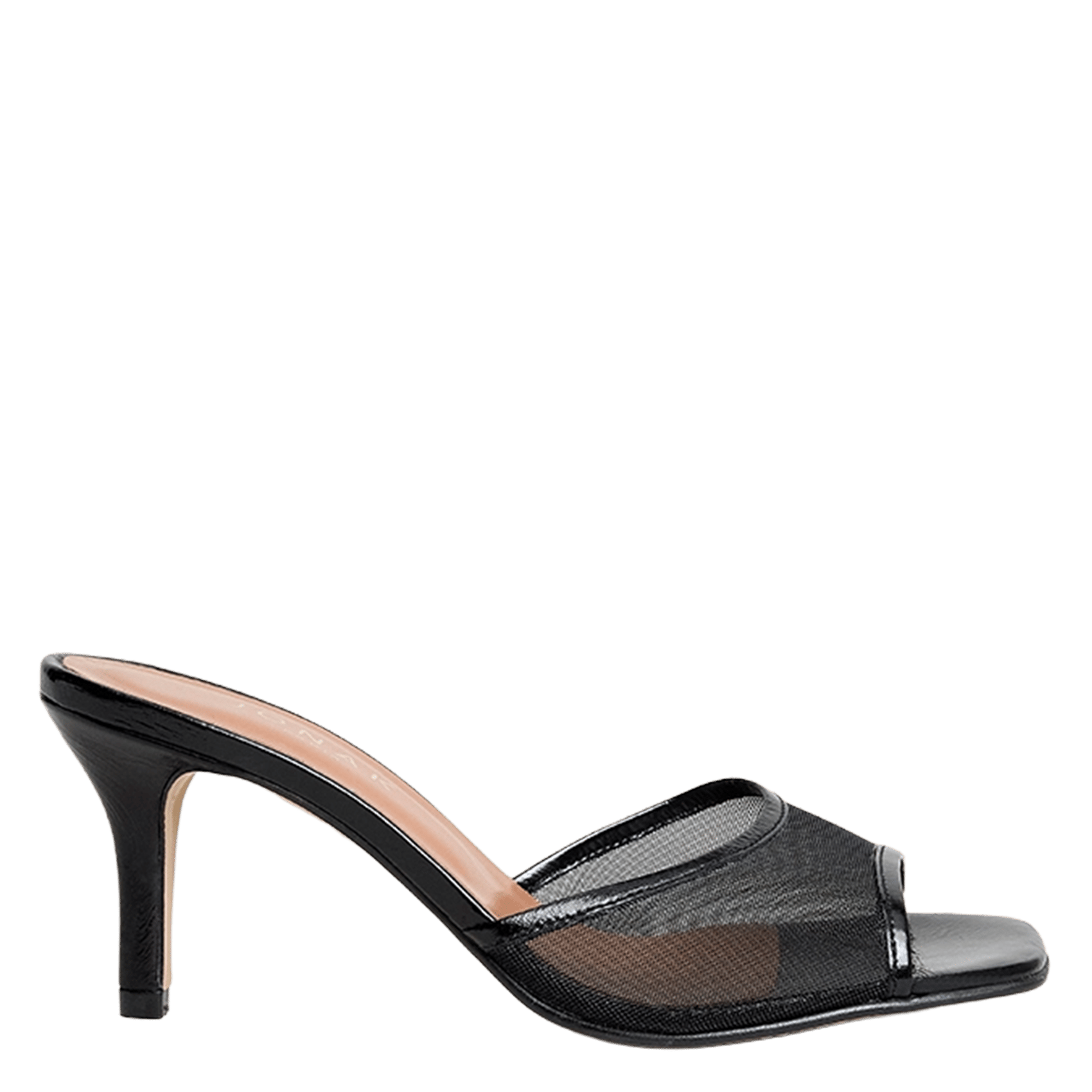 Sandali alti in pelle mista JONAK Nero