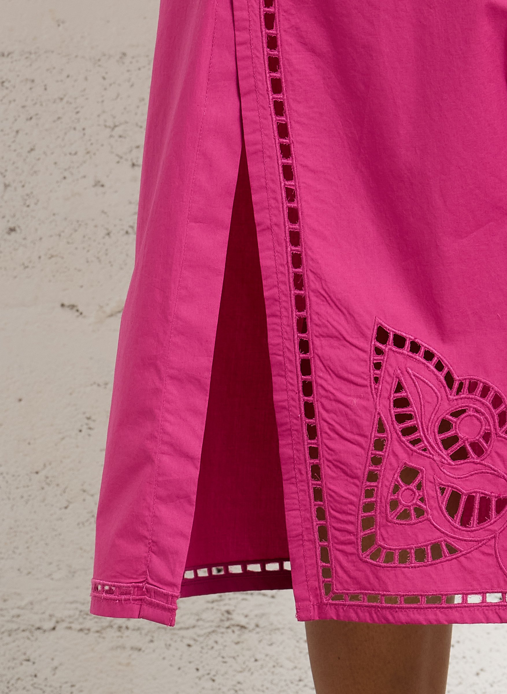 Jupe évasée en coton bio LOUISE MISHA Rose