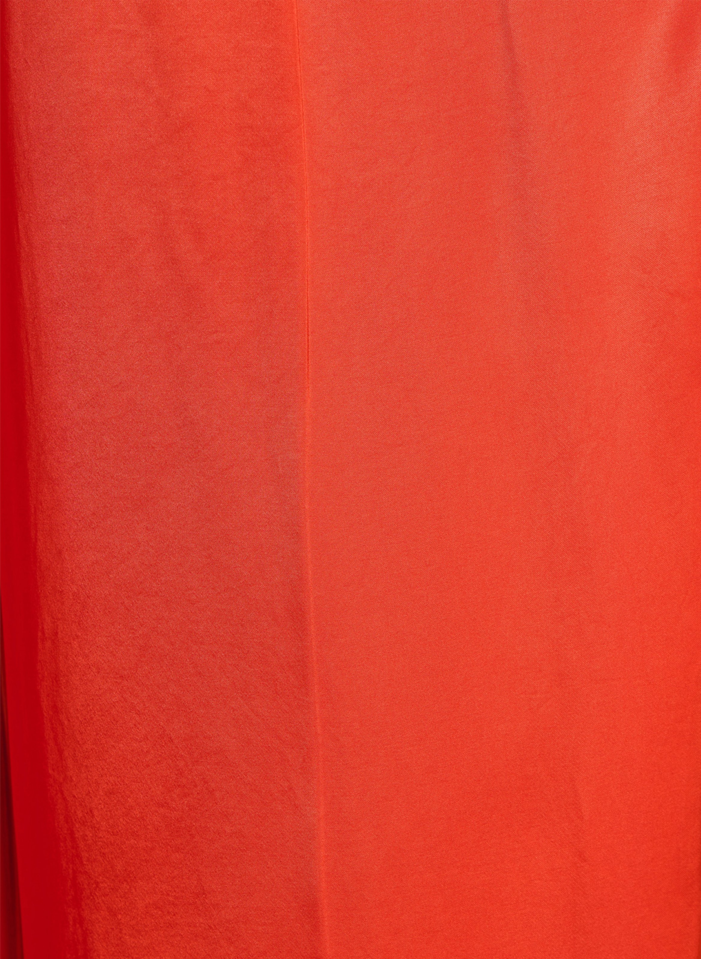 Wijde broek met satijnglans LA FEE MARABOUTEE Roze
