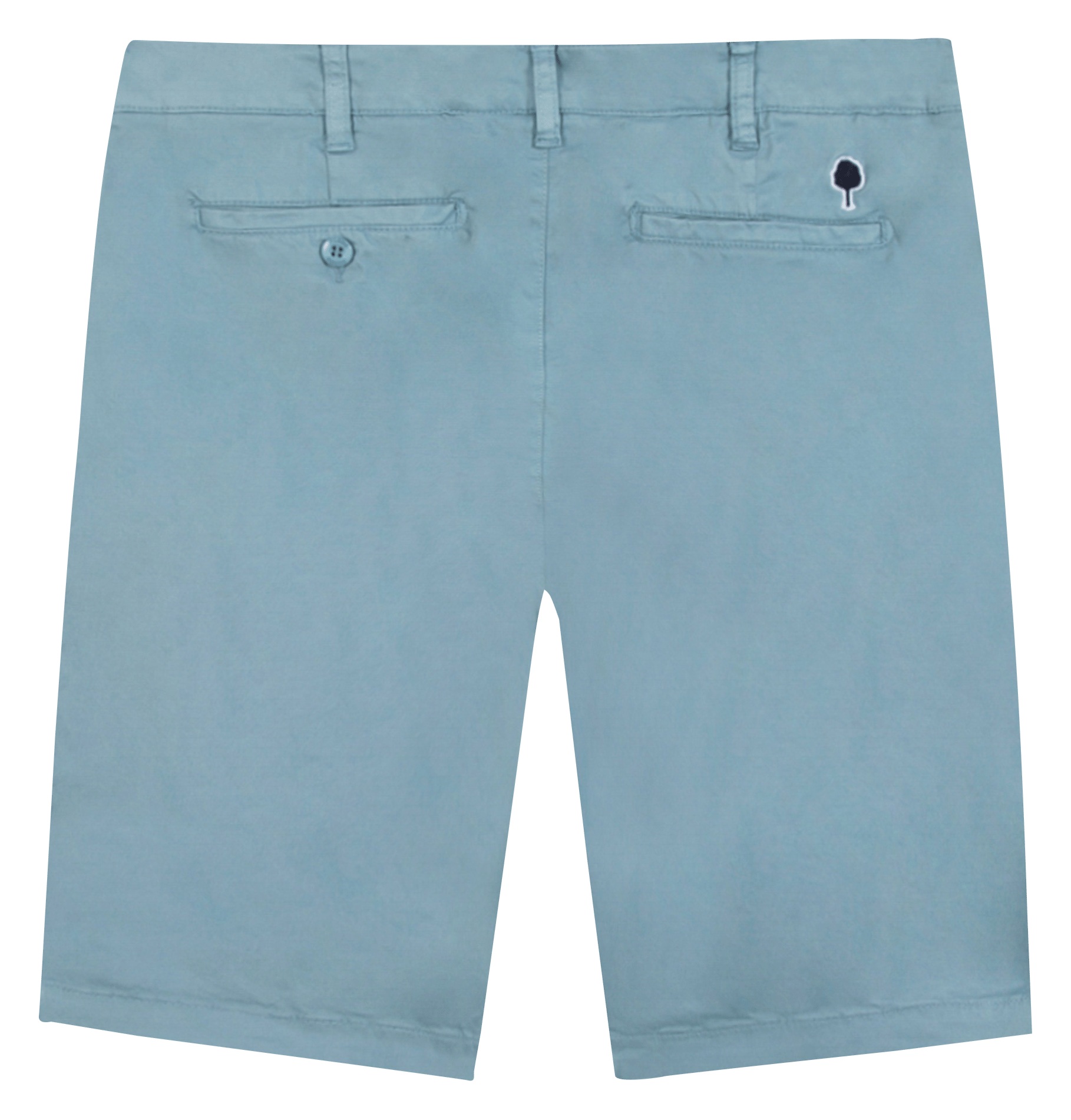 Short droit en coton mélangé FAGUO Gris