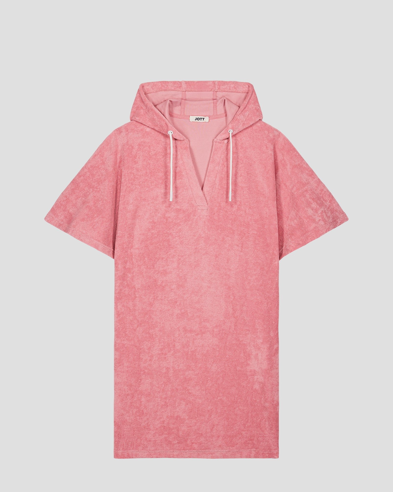 Robe éponge à capuche pearl JOTT Rose