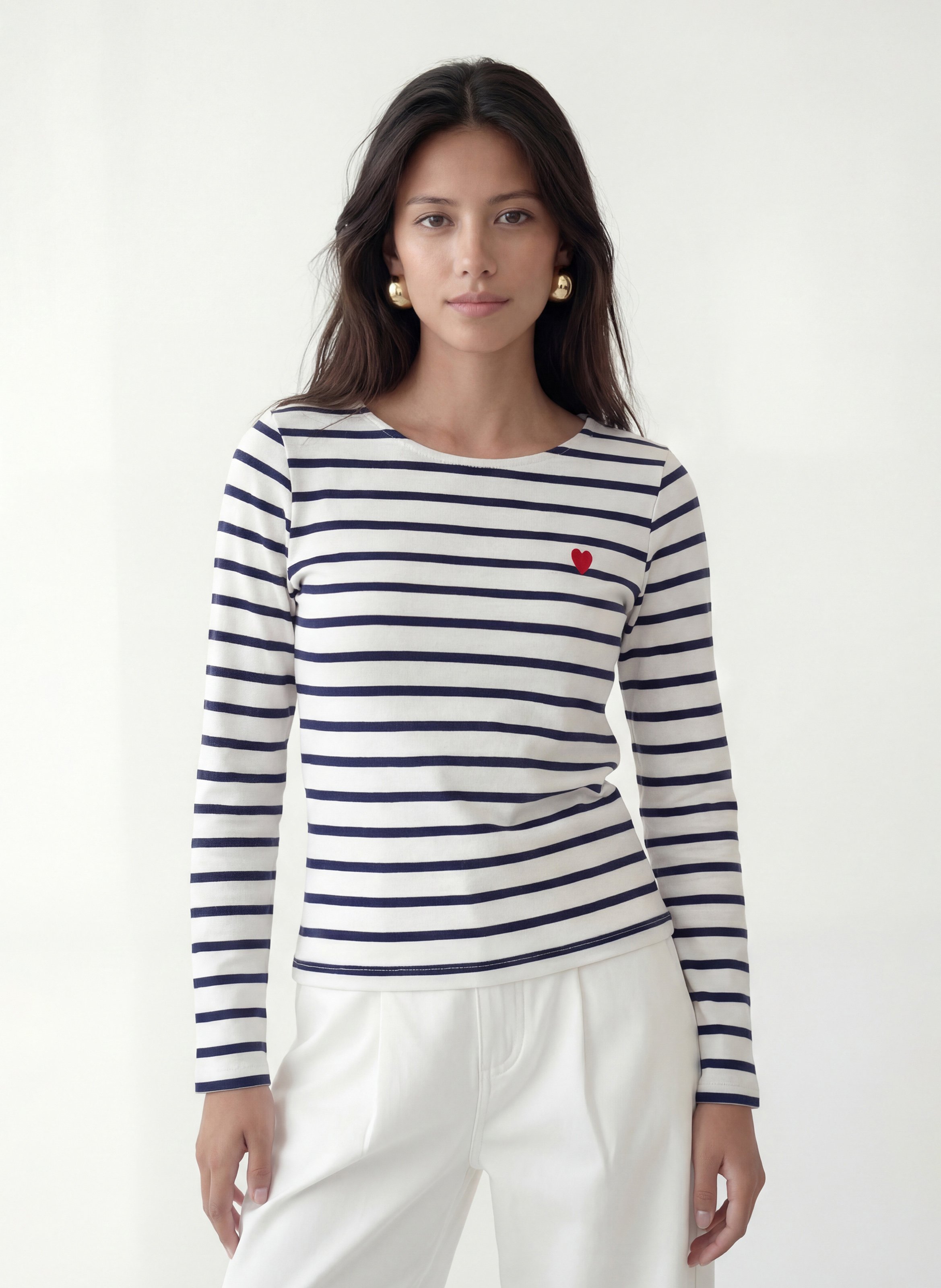 Tee-shirt ajusté en coton KOOKAI Blanc