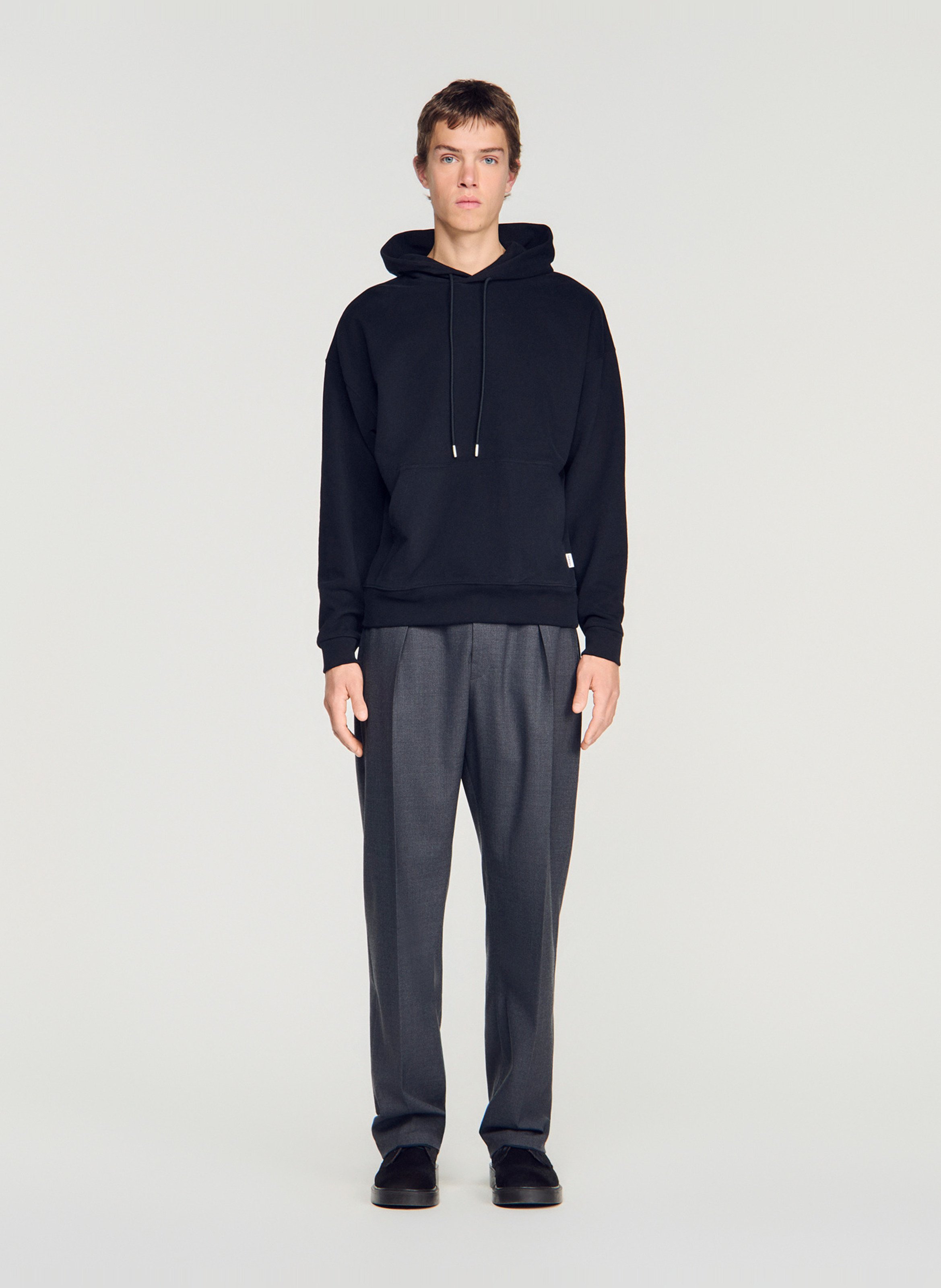 Sweat en coton SANDRO Noir