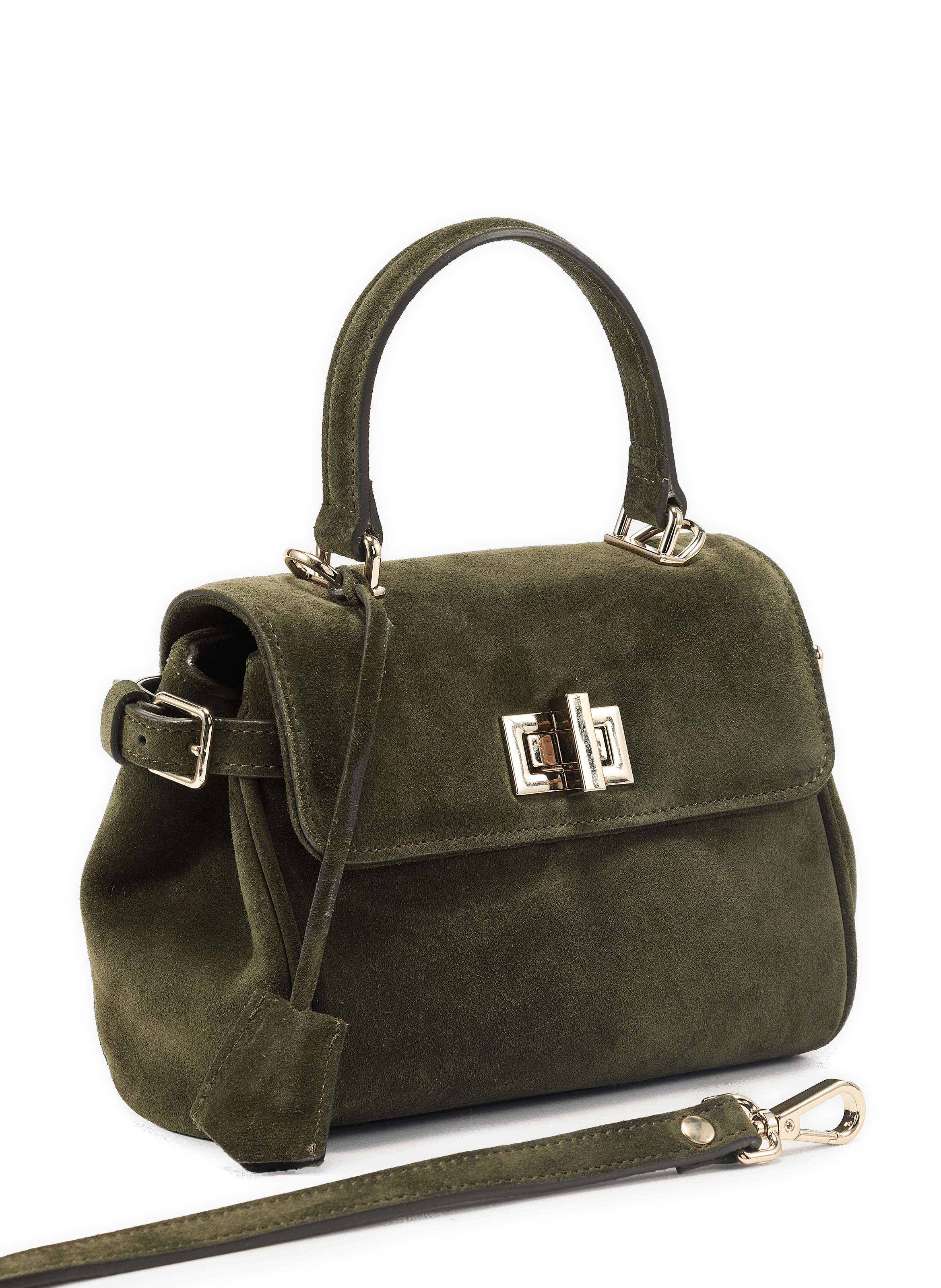 Leather handbag felly s SAISON 1865 Khaki