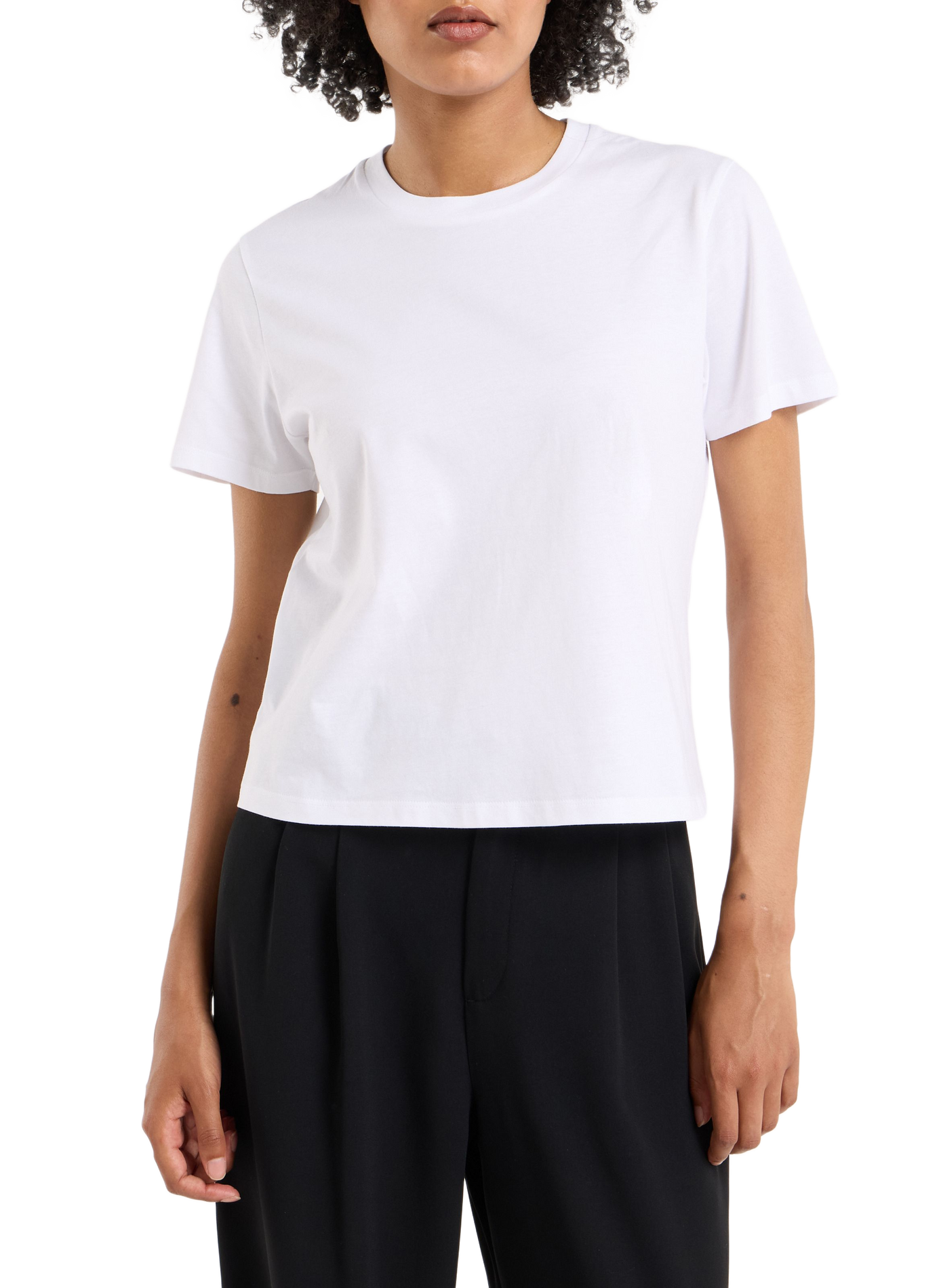 Short acla cotton t-shirt | White SAISON 1865 Women