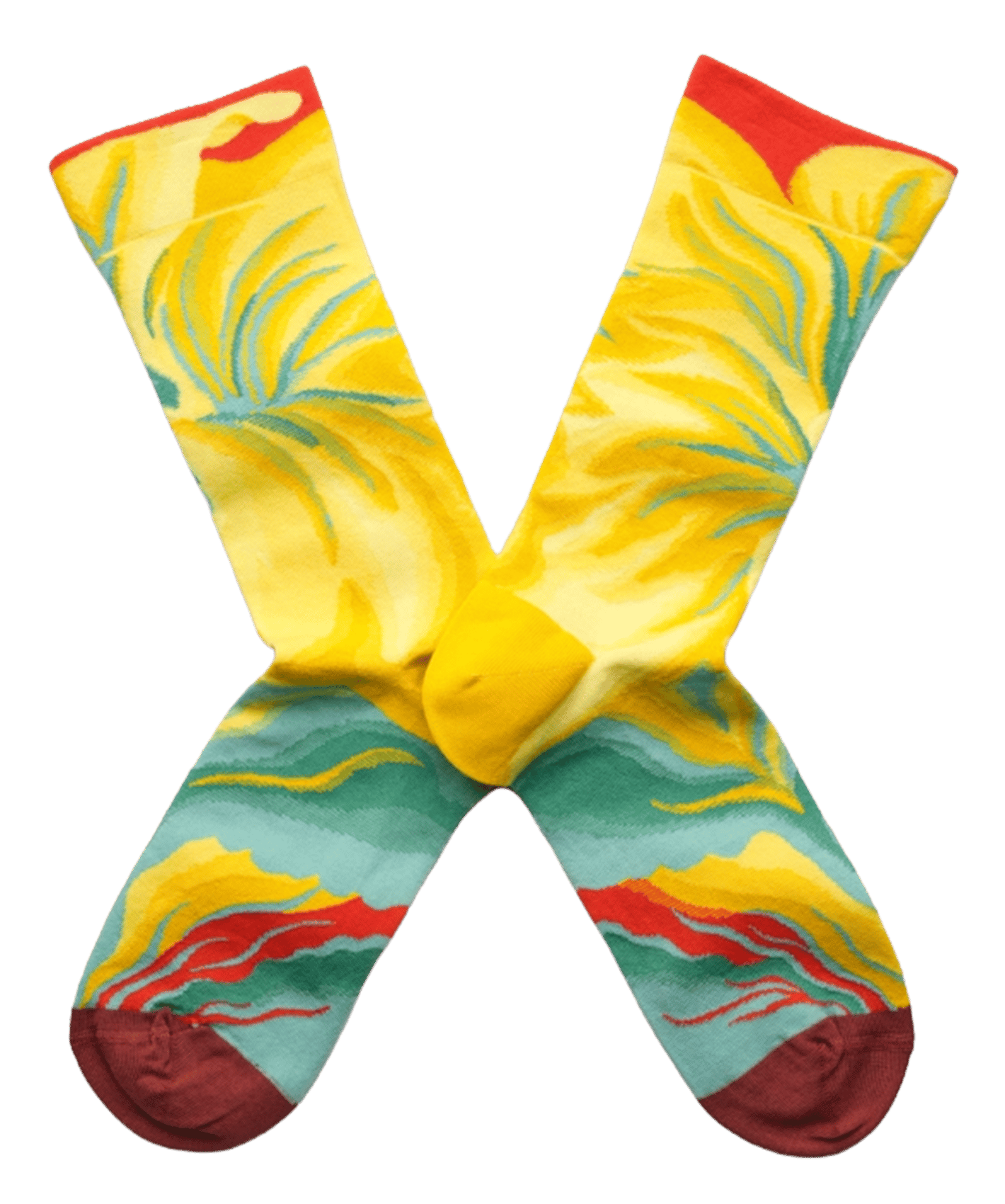 Chaussettes en coton mélangé imprimé BONNE MAISON Multicolore
