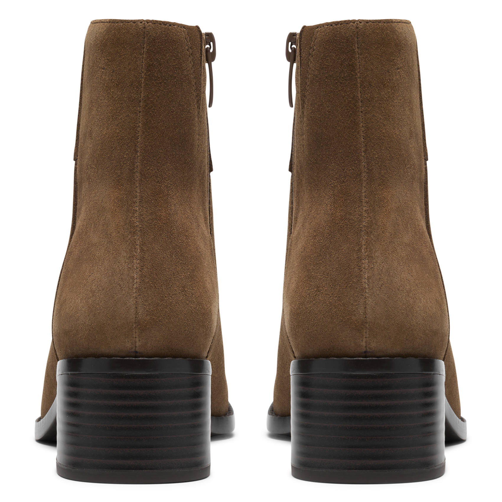 Bottines en cuir CLARKS Marron