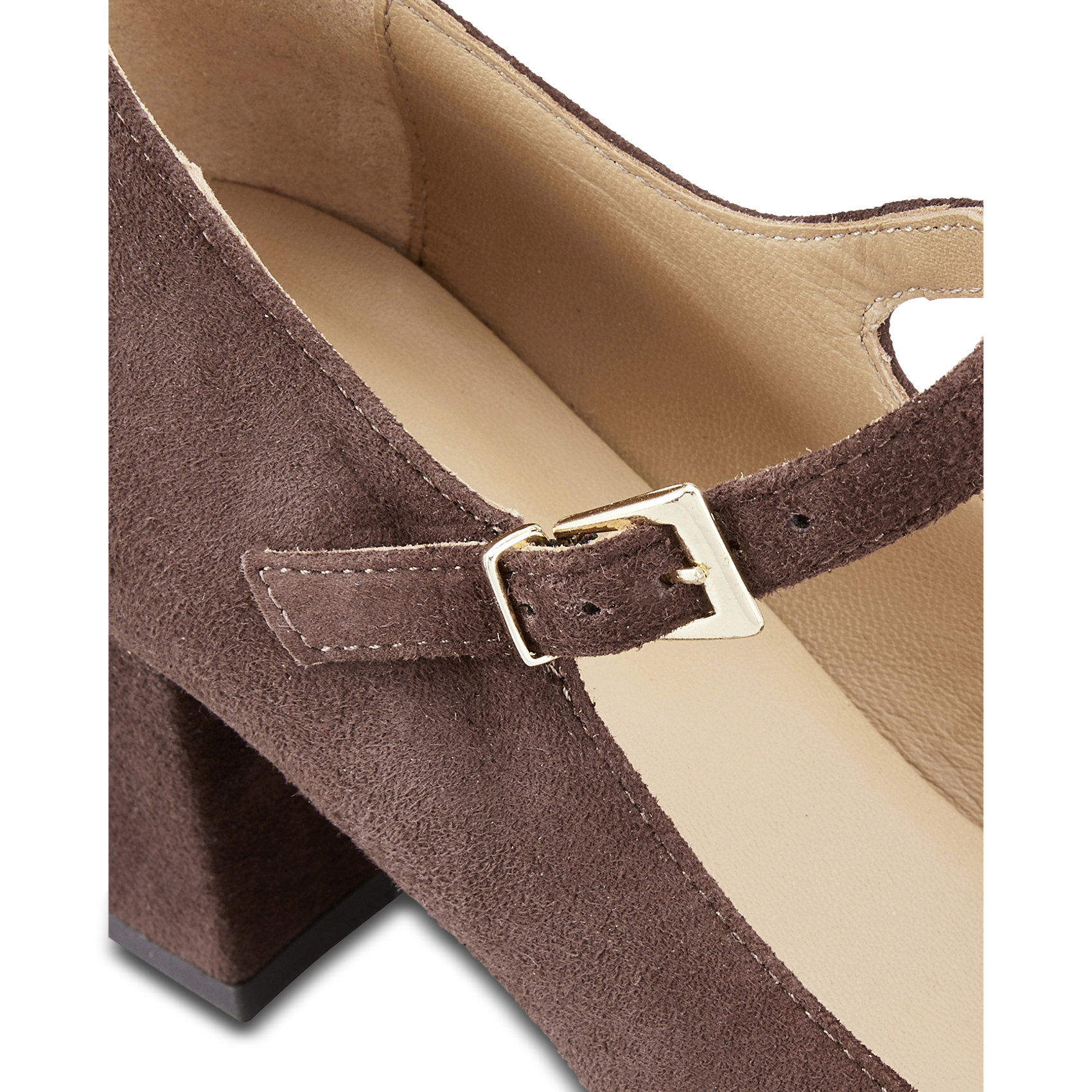 Leather Mary Janes COSMOPARIS Brown