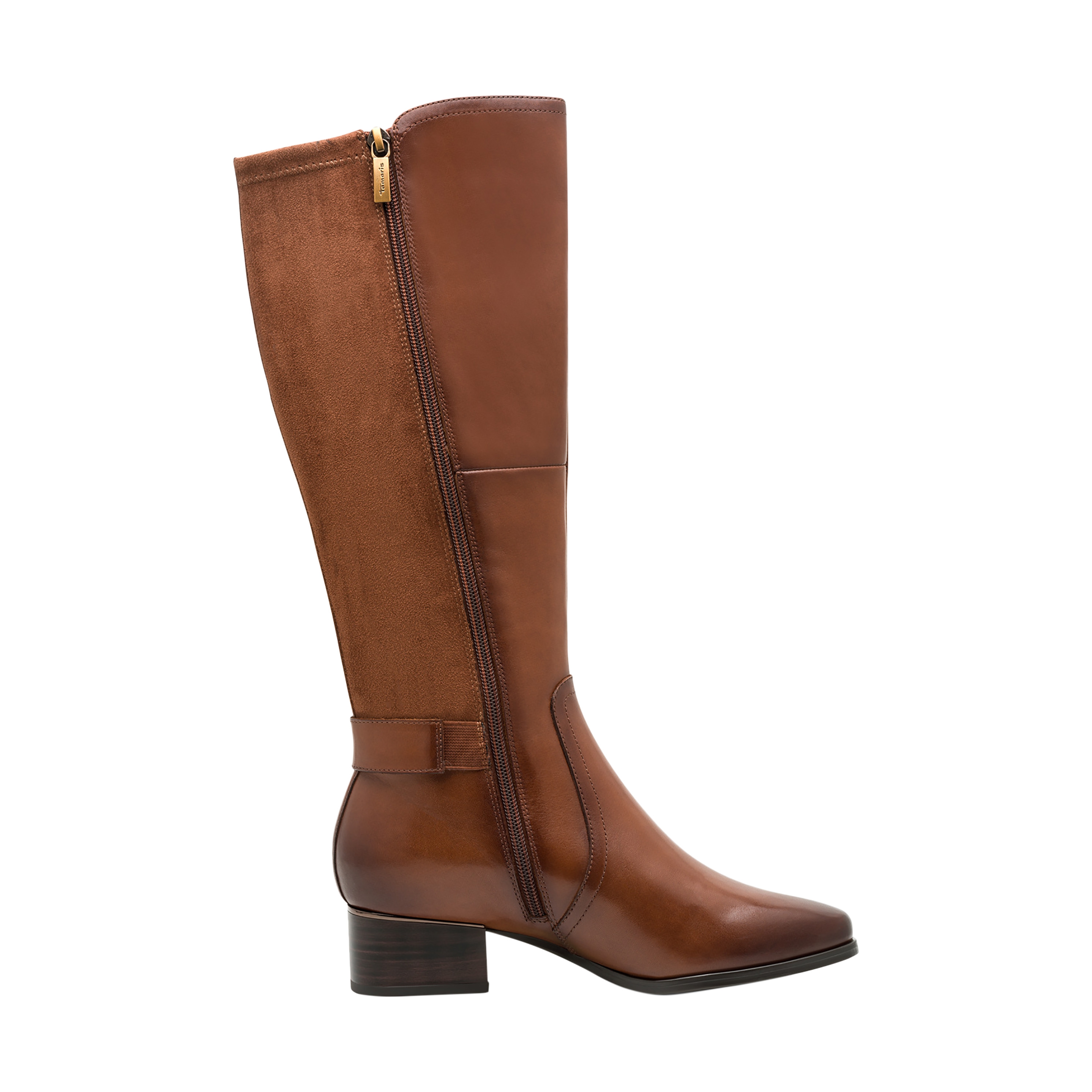 Comfort leather heeled boot TAMARIS