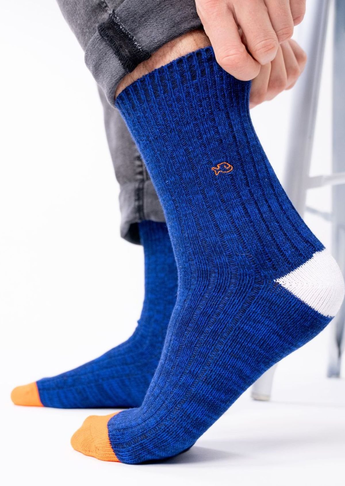 Thick cotton club socks BILLYBELT Blue