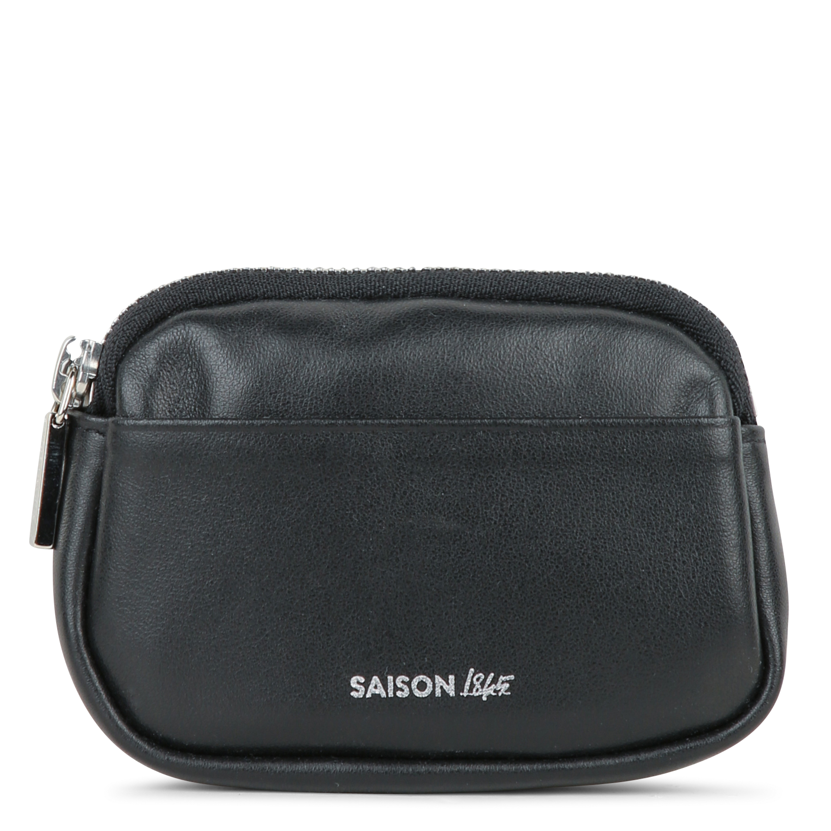 Leather coin purse SAISON 1865 Black