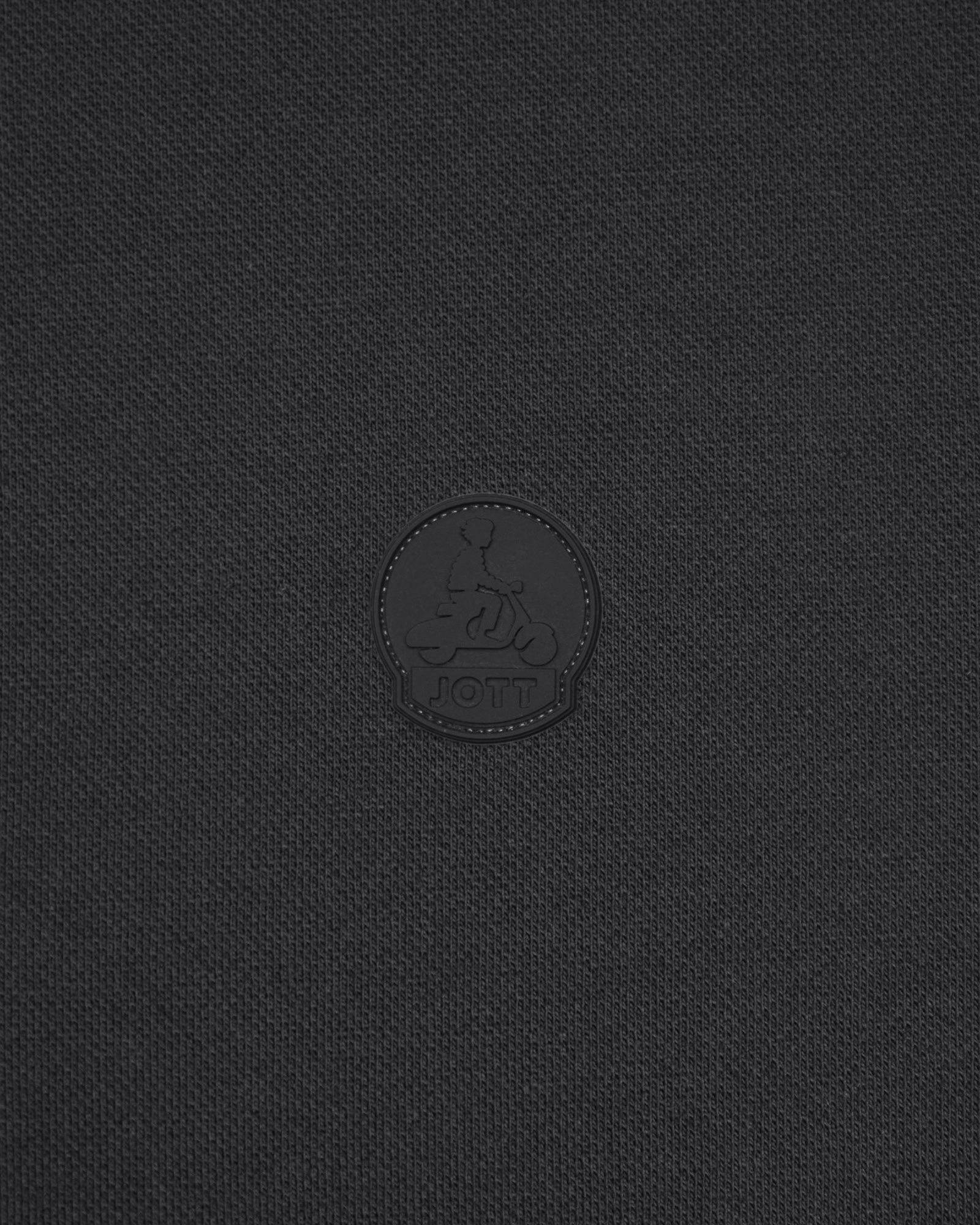 Carlos long-sleeve cotton polo JOTT Black