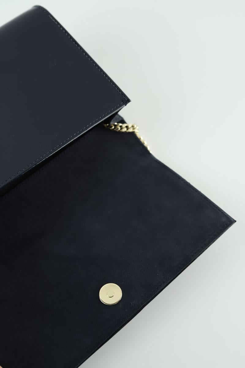Patent leather clutch bag LK BENNETT - Seconde Main Blue
