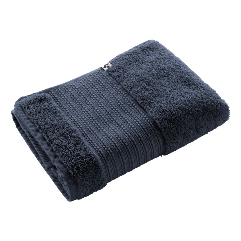 100% combed cotton bath towel L'EFFET PAPILLON Multicolored