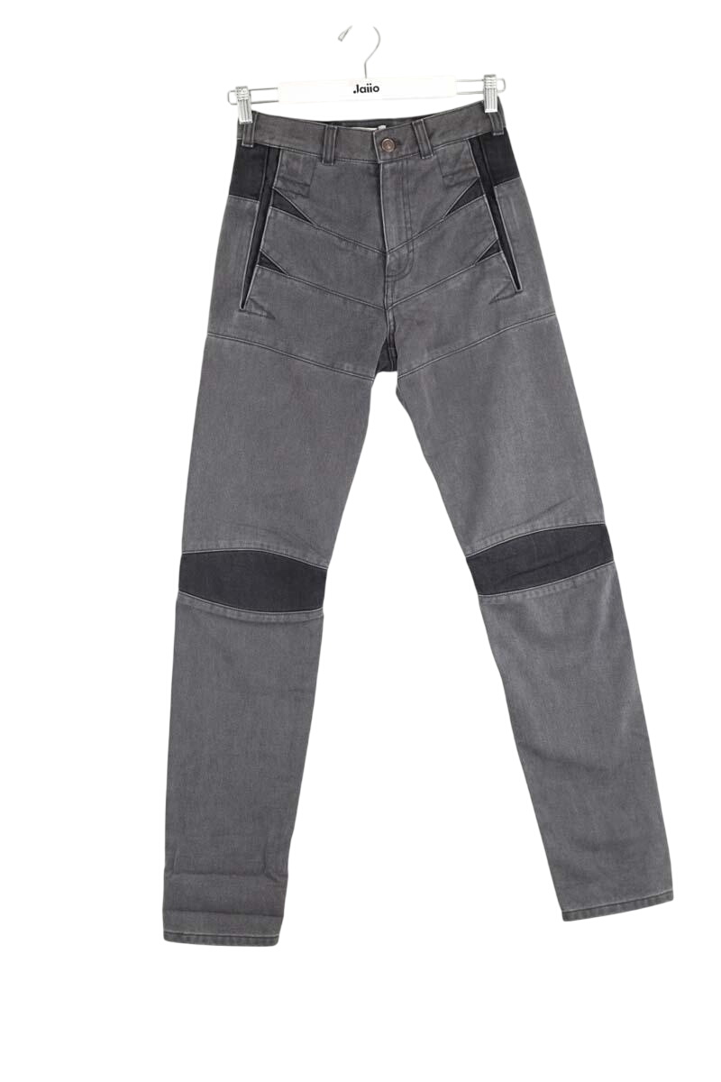Cotton skinny jeans KENZO - SECONDE MAIN Grey