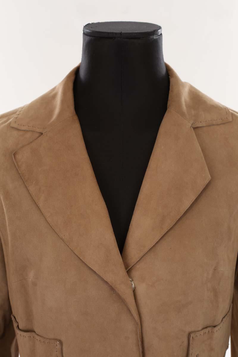 Short suede blazer PAULE KA - Seconde main Brown