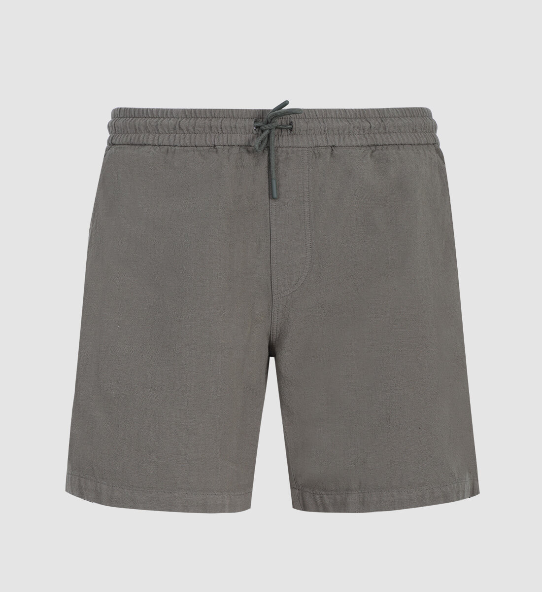Short in cotton and linen GILI'S Khaki