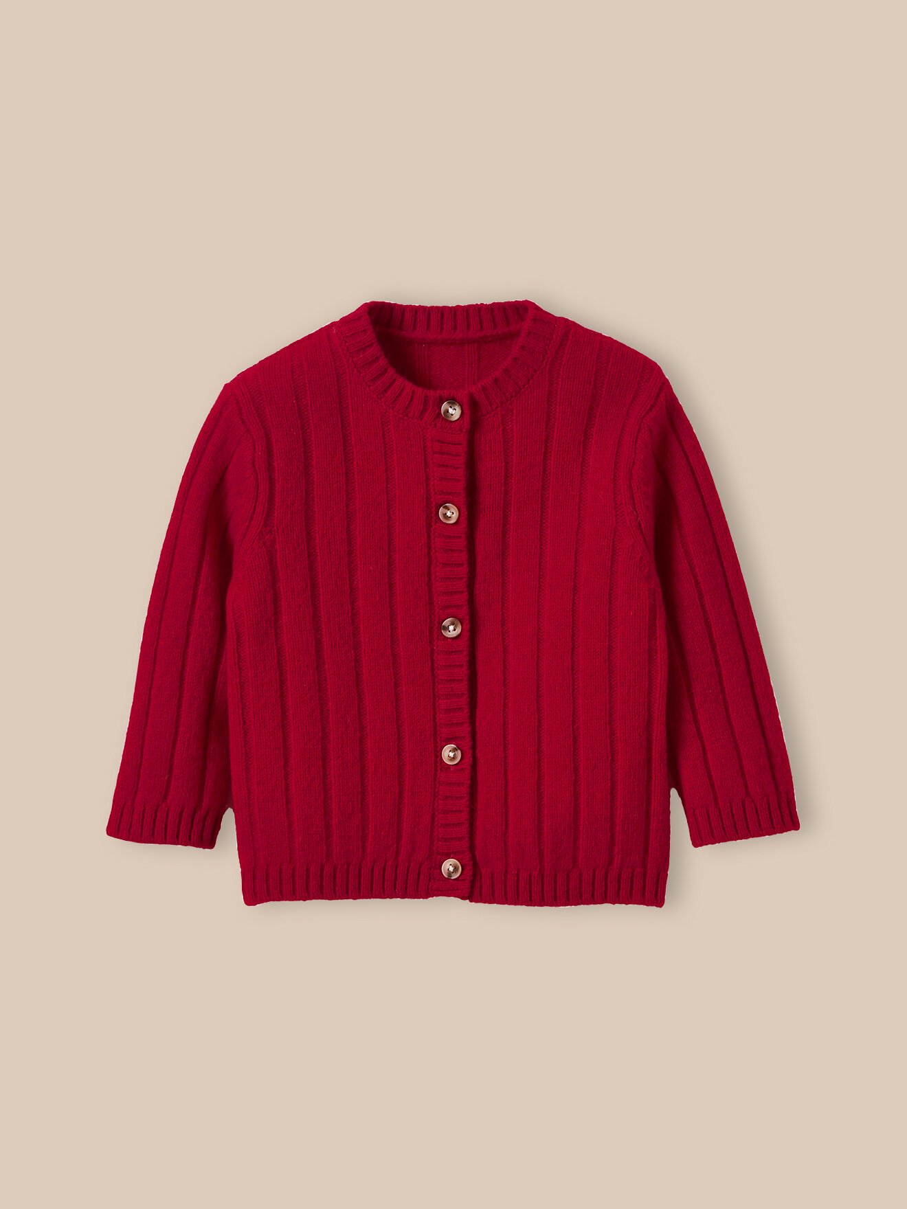 Merino wool vest CYRILLUS Red