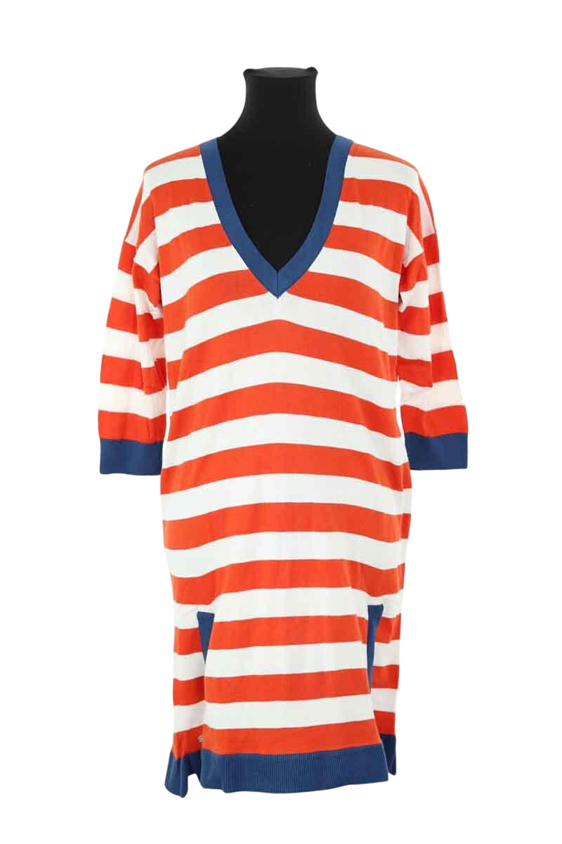 Cotton dress LACOSTE - SECONDE MAIN Orange