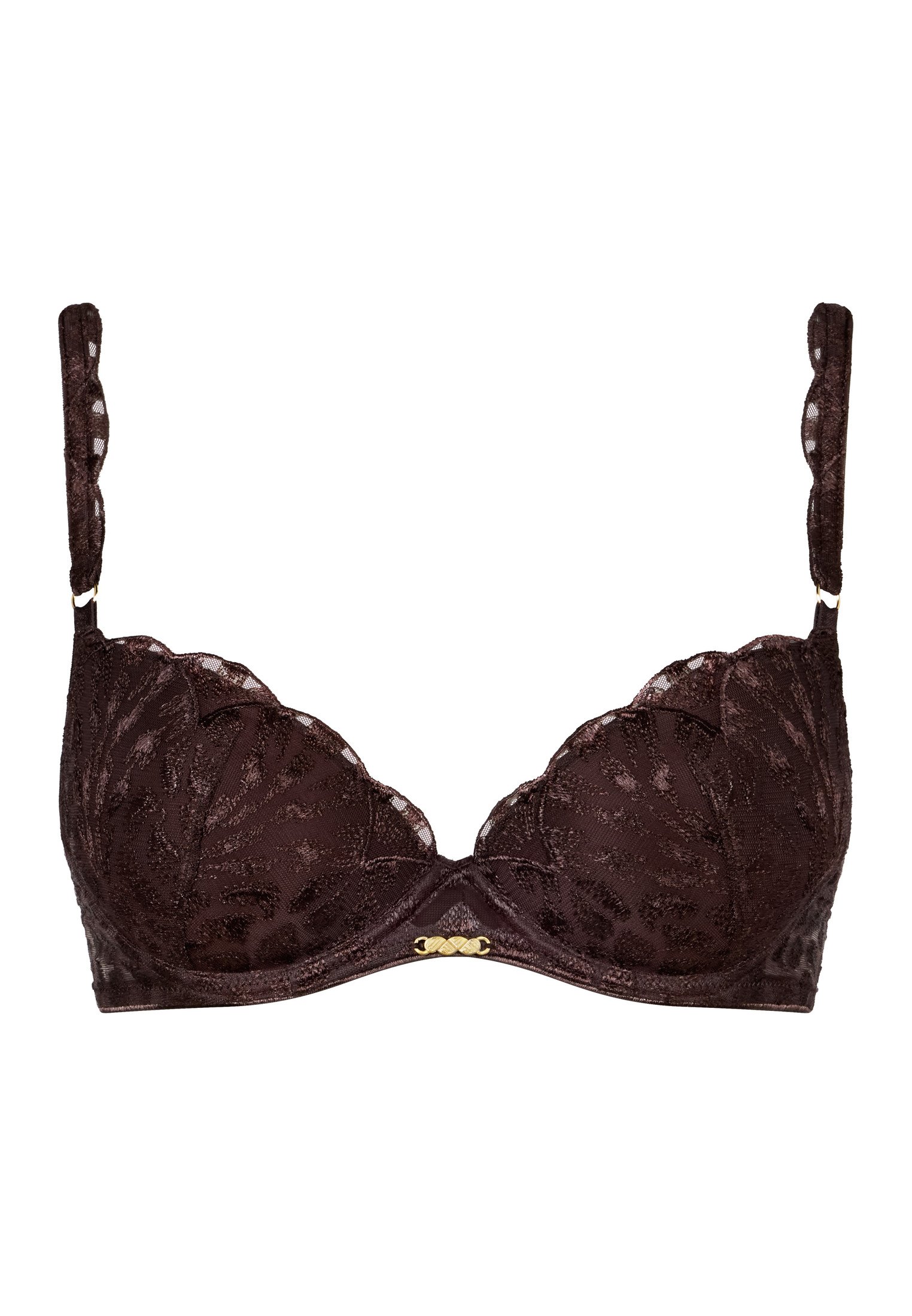 Push-up bra with molded cups AUBADE Brown