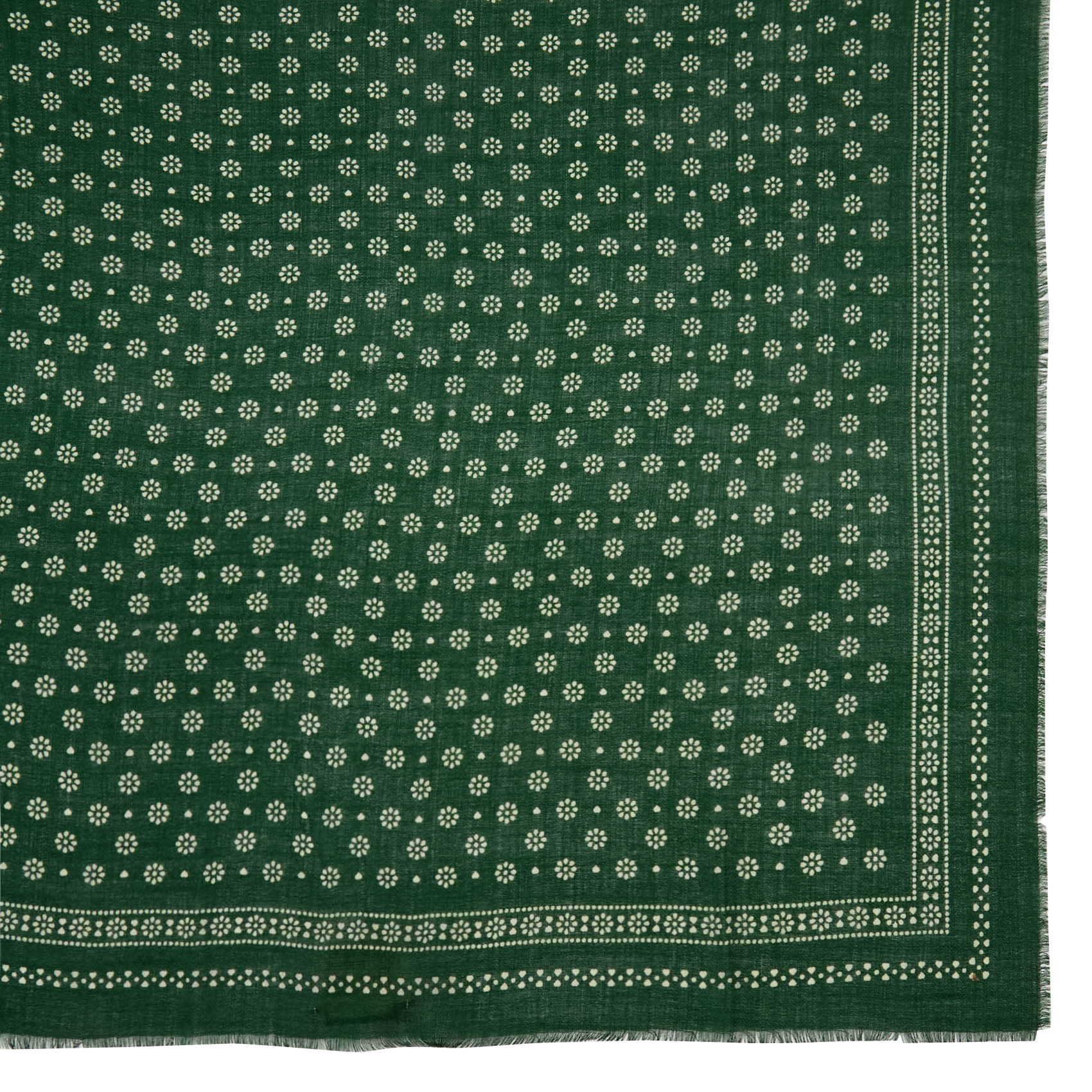 Foulard en laine MOISMONT Vert