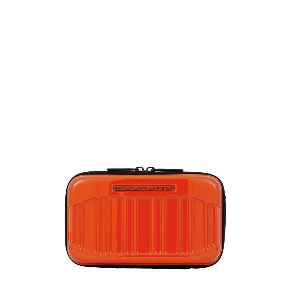 Crossbody bag type personal case PIQUADRO Orange