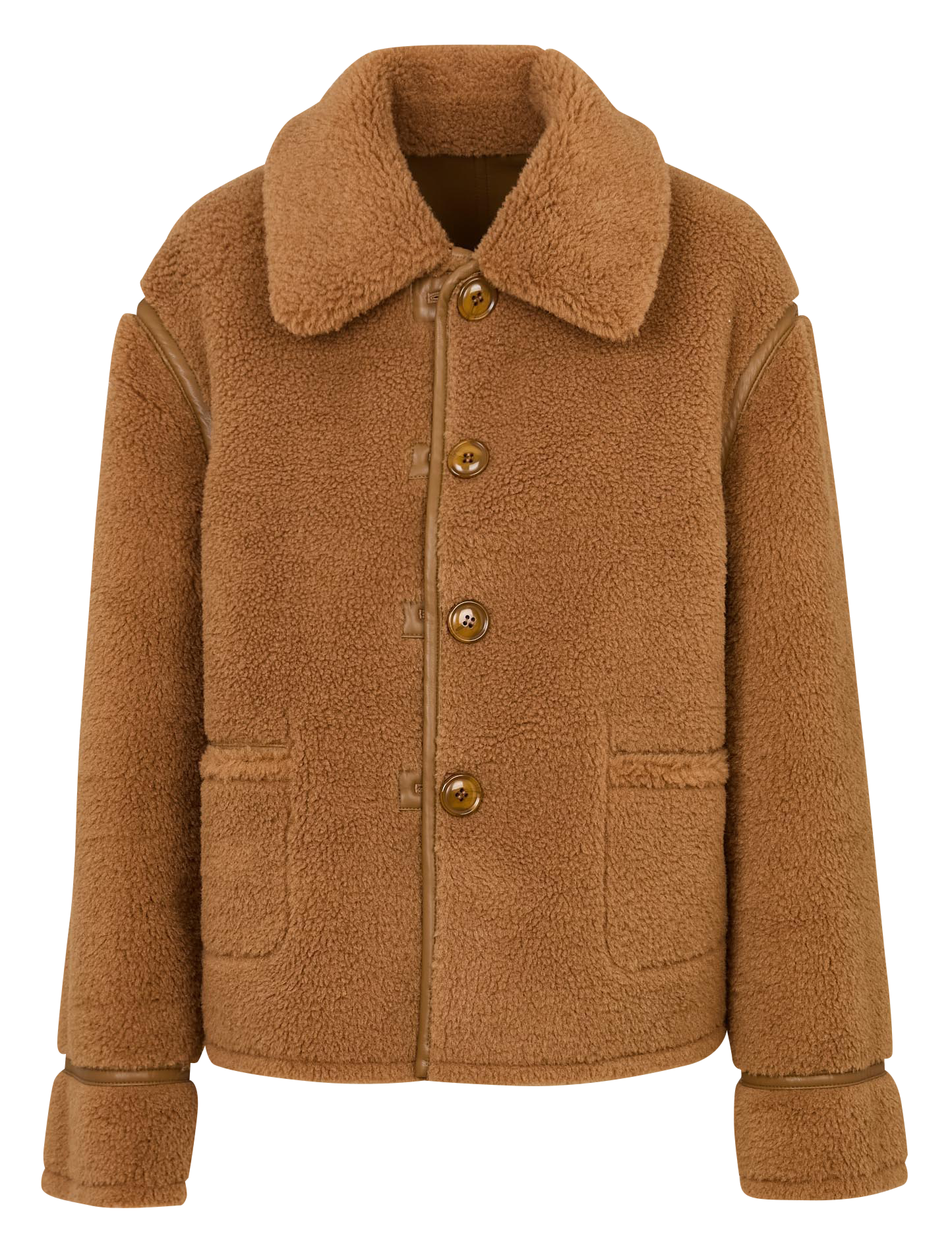 Manteau oversize en bouclettes HOD PARIS Marron