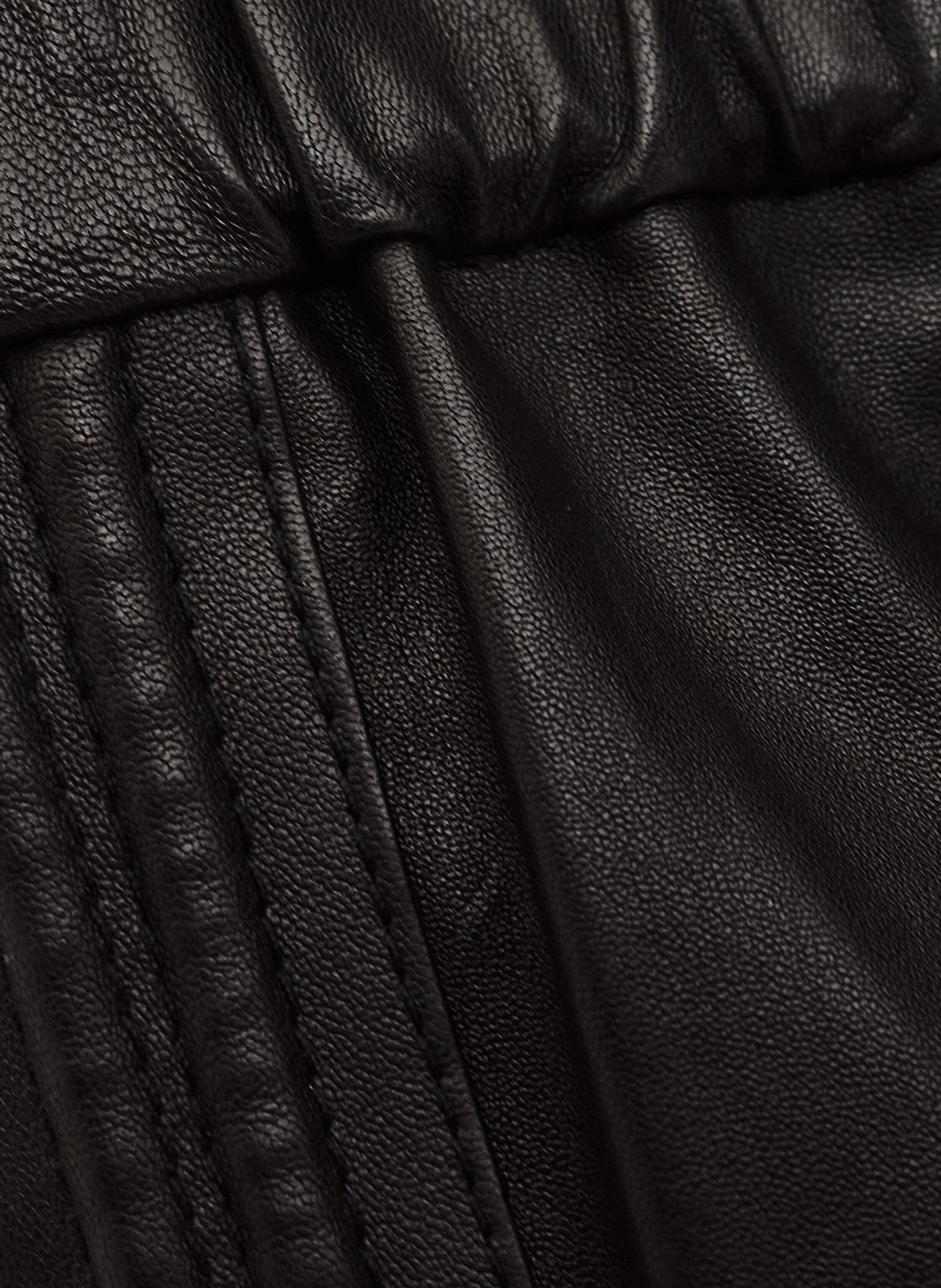 Slim leather pants BA&amp;SH Black