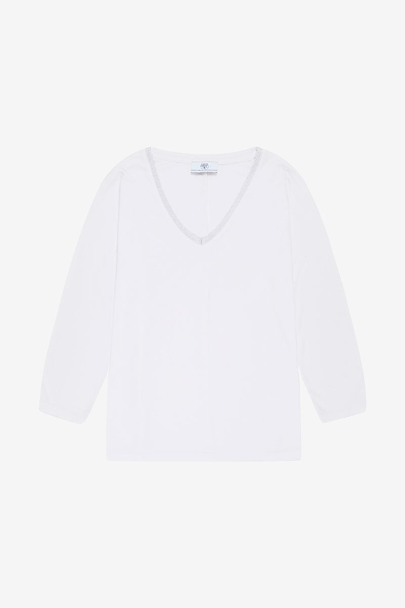 Tommy Badge T-shirt LE TEMPS DES CERISES White